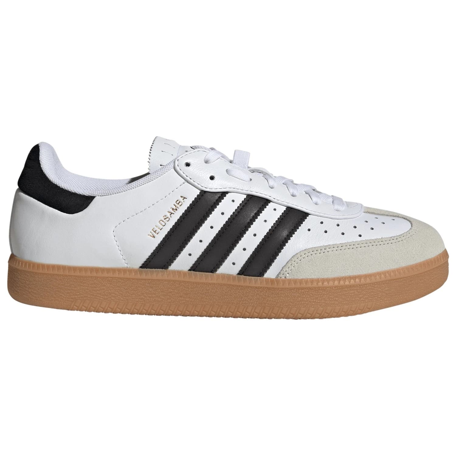 Обувки за планинско колоездене adidas Velosamba Leather Cycling shoes - Ftwr White / Core Black / Gold Met.