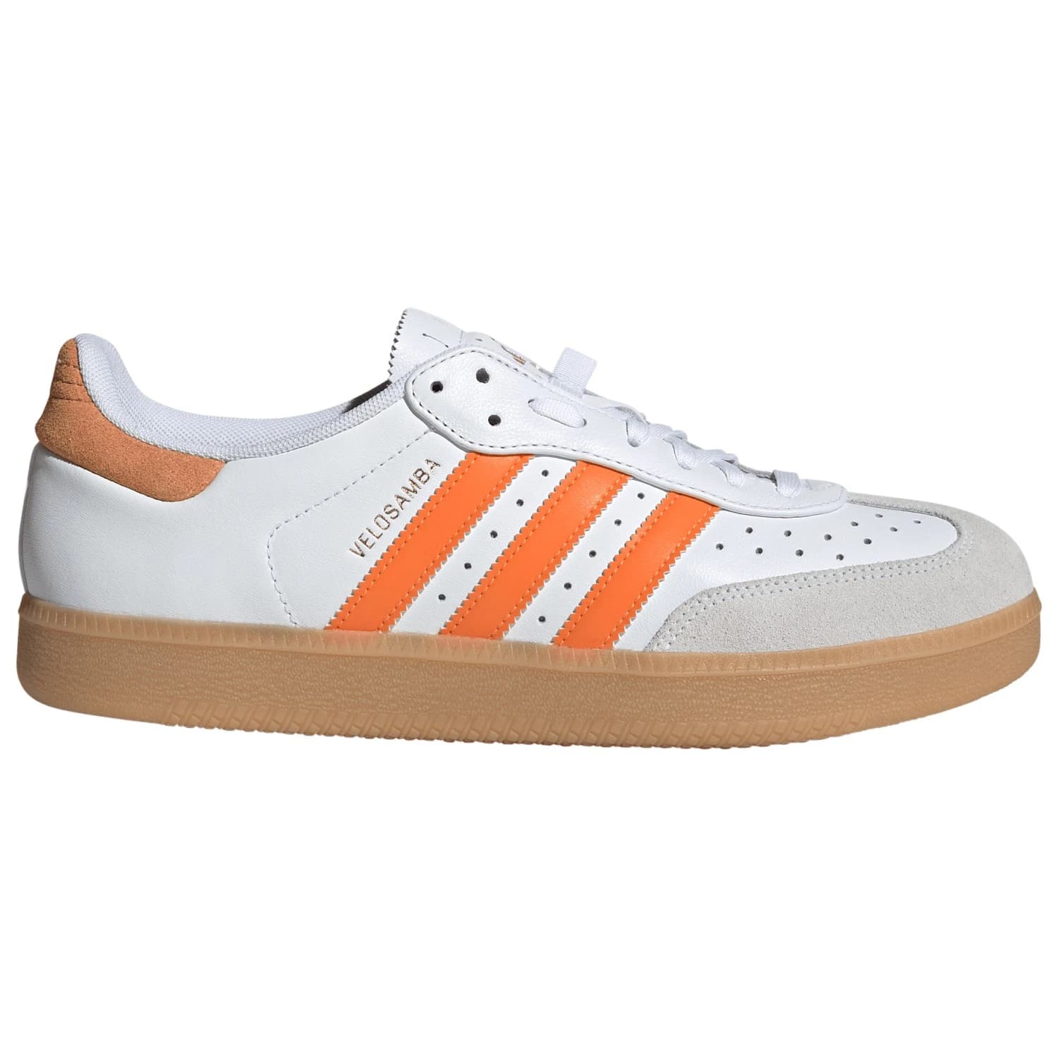 Мъжки обувки за планинско колоездене adidas Velosamba Leather Cycling shoes - FTWR White / Pure Orange / Gold Met.