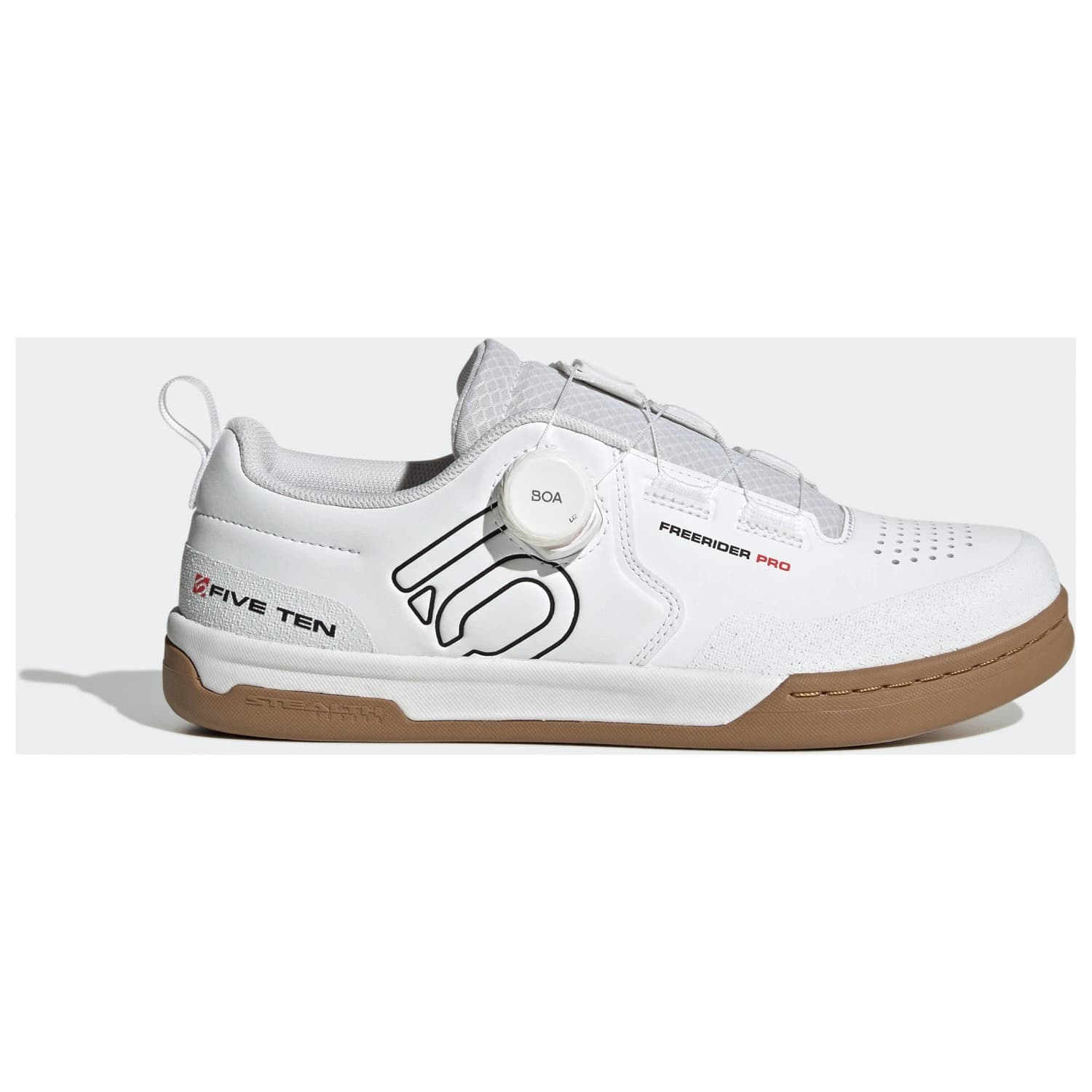 Мъжки обувки за планинско колоездене Five Ten Freerider Pro Boa Cycling shoes - Footwear White / Core Black / Red
