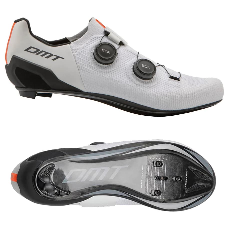 Обувки за шосеен велосипед DMT SH10 Cycling shoes - White / Black