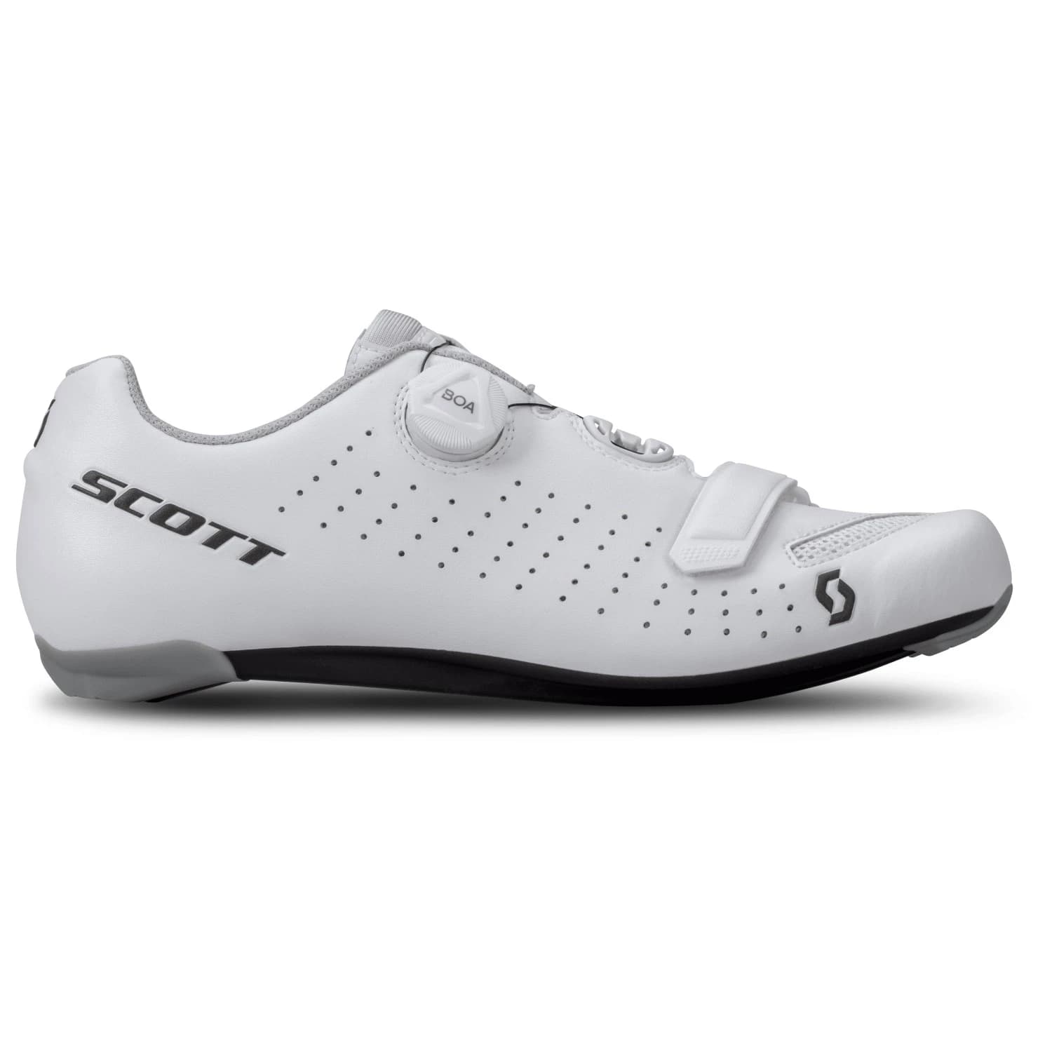 Мъжки обувки за шосеен велосипед Scott Shoe Road Comp Boa Cycling shoes - White / Black