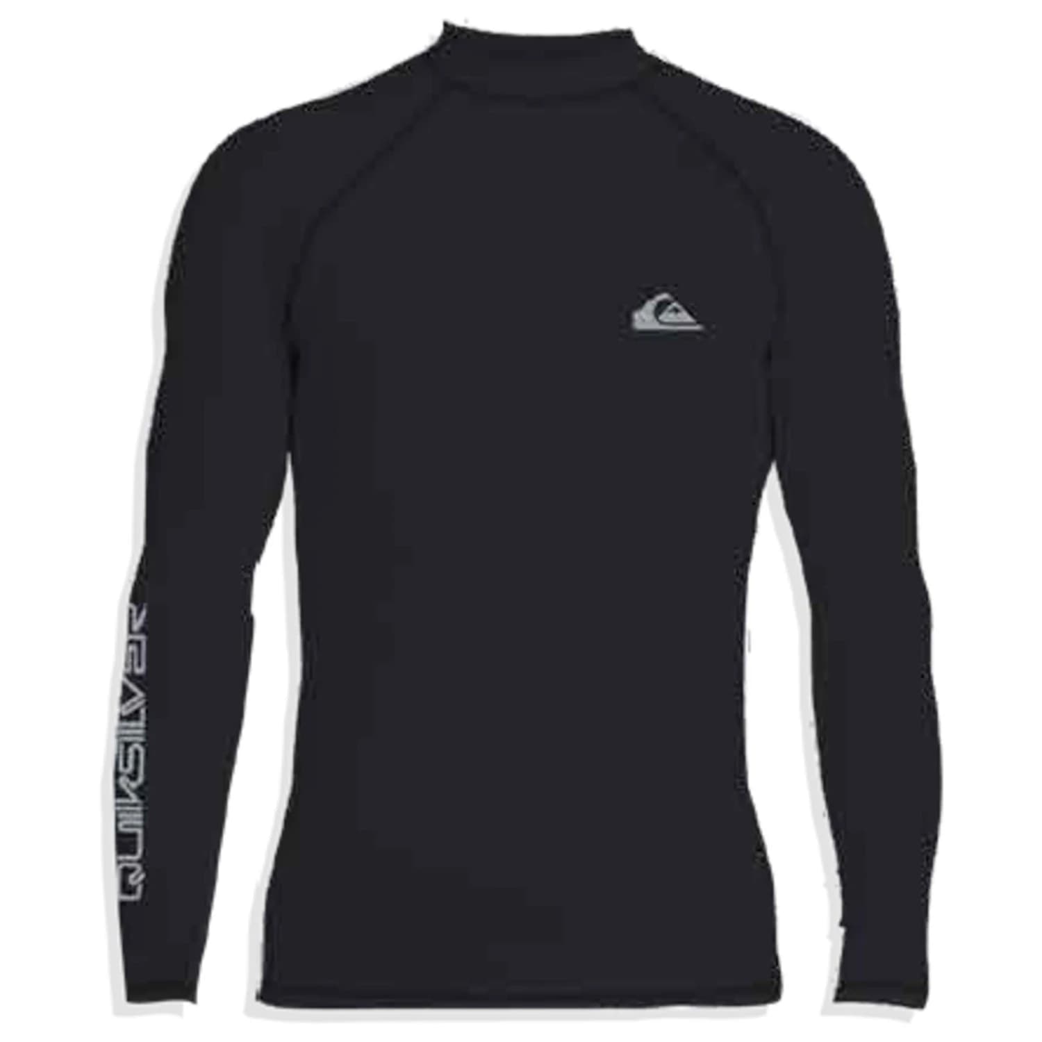 Мъжка плажна тениска от ликра Quiksilver Everyday UPF 50 L/S Lycra - Black