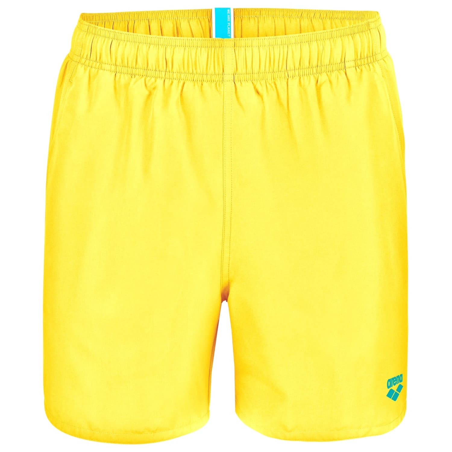 Мъжки бански слипове Arena Fundamentals Boxer R Swim brief - Yellow Star / Turquoise