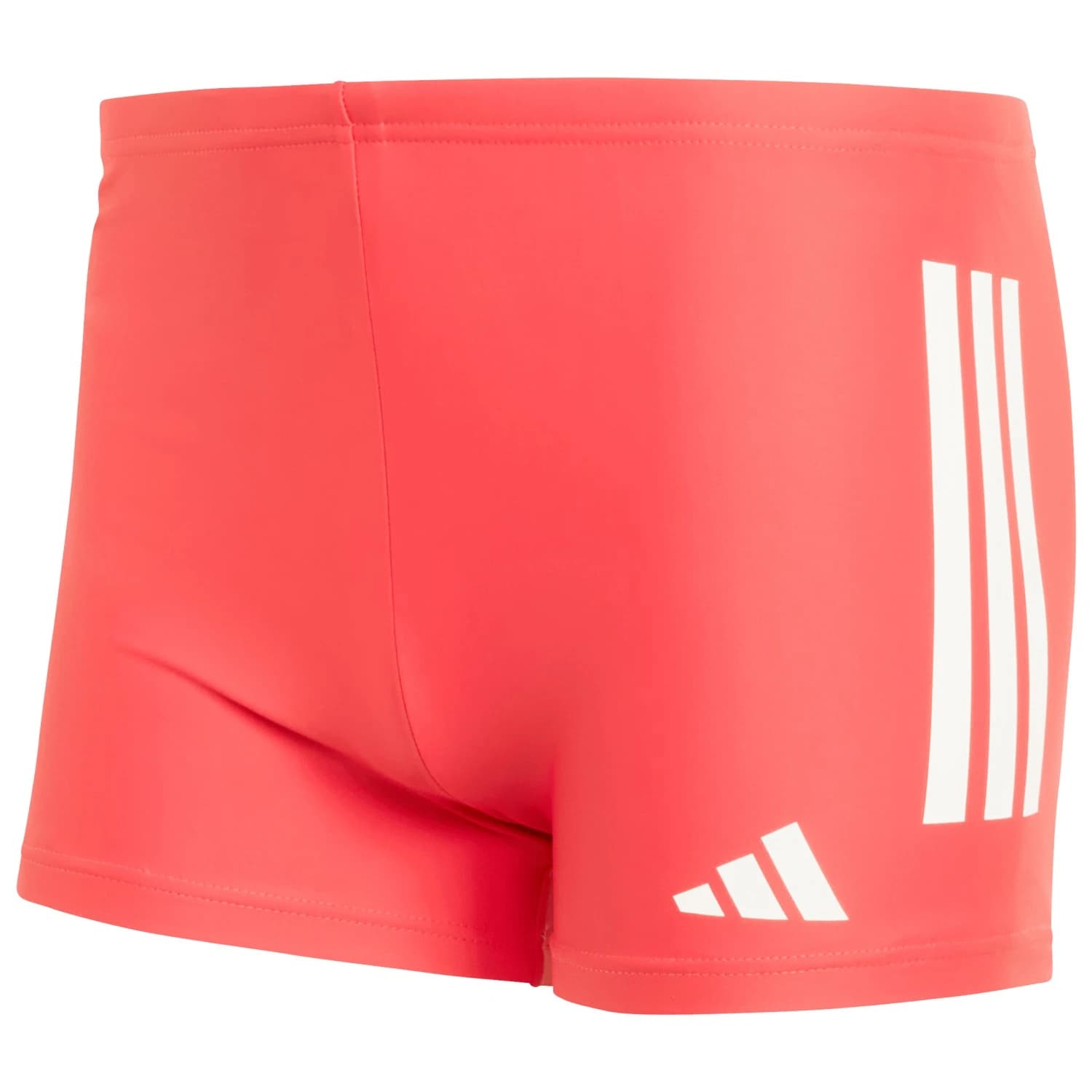 Мъжки бански слипове Adidas 3 Stripes Bold Boxer Swim brief - Semi Lucid Red / White