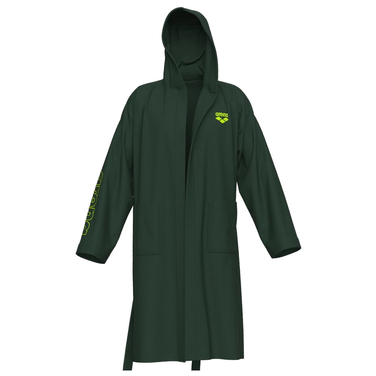 Халат Arena Zeppelin Light Robe Bathrobe - Dark Sage / Artic Lime