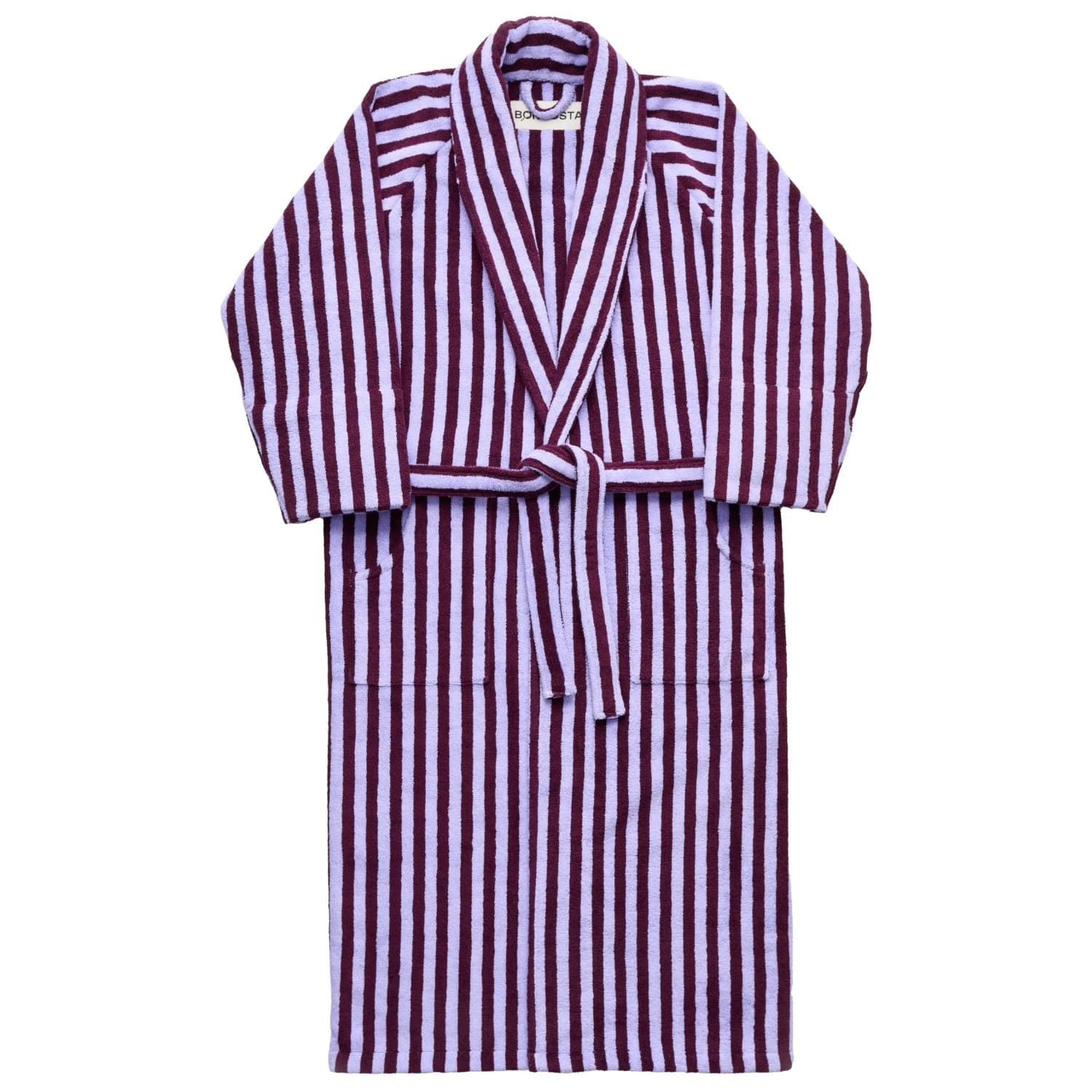 Халат Bongusta Naram Bathrobe - Wine & Lavender Blue