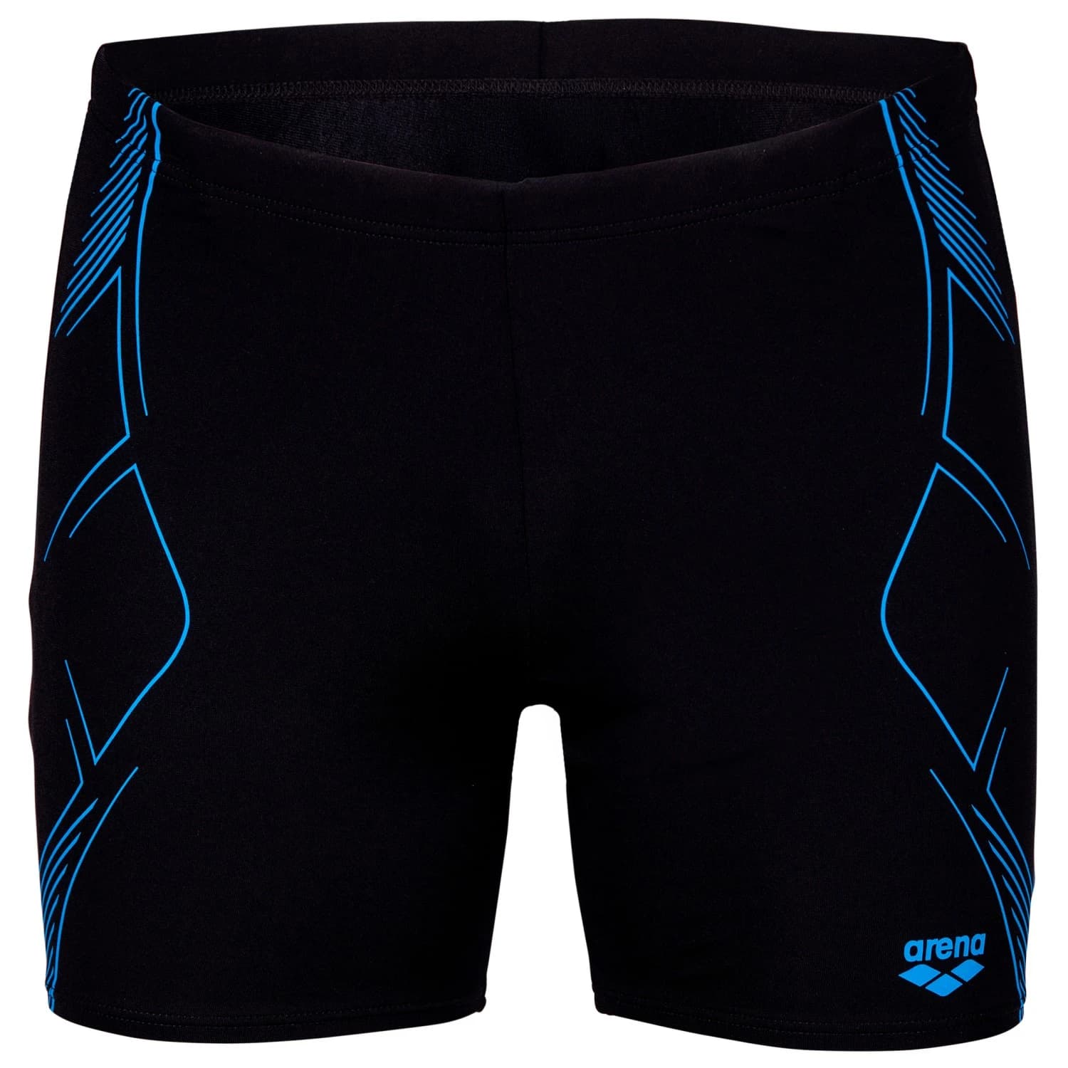 Мъжки бански слипове Arena Graphic Swim Mid Jammer Swim brief - Black / Turquoise