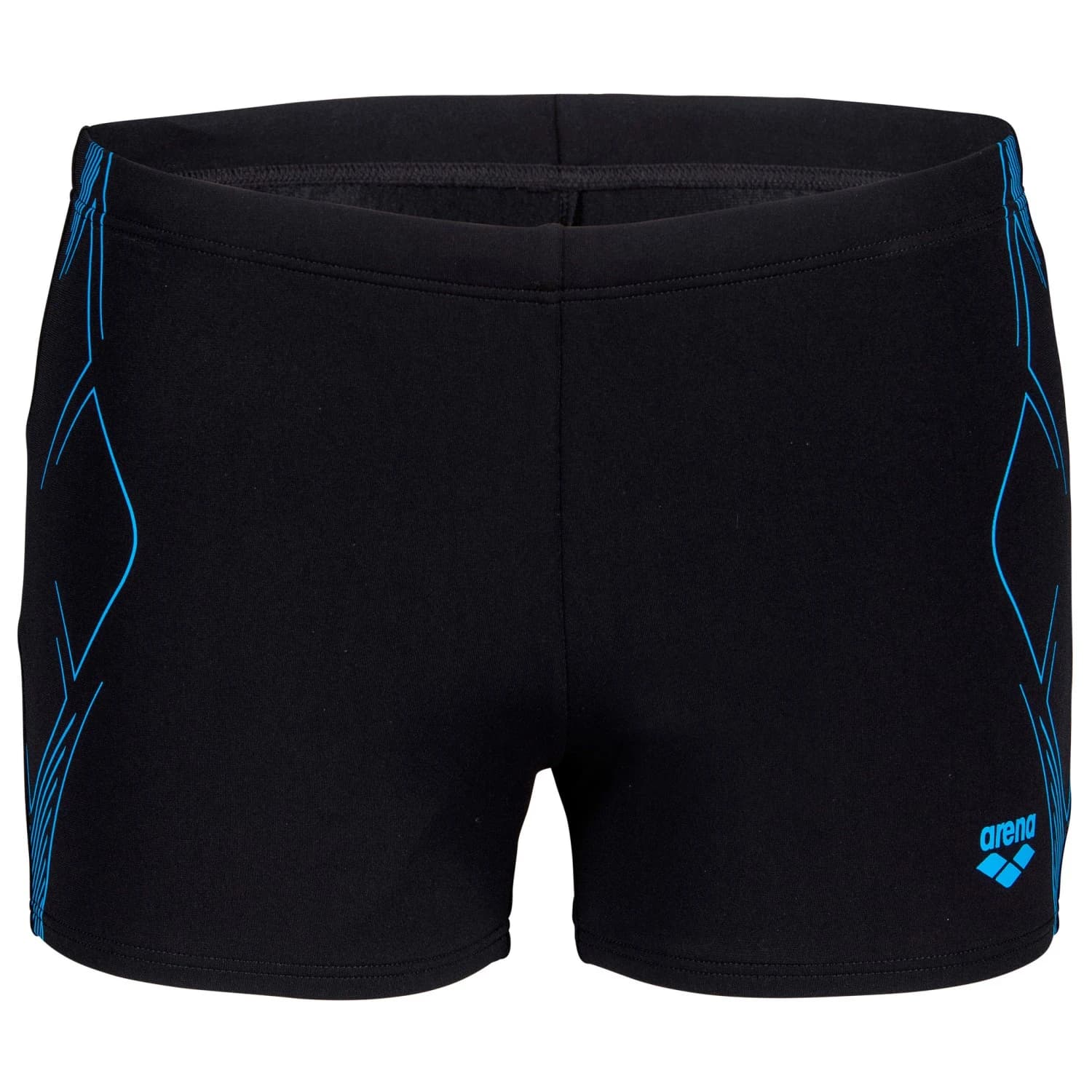Мъжки бански слипове Arena Graphic Swim Short Stripes Swim brief - Black / Turquoise