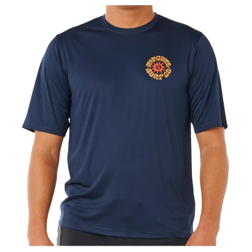 Мъжка плажна тениска от ликра Rip Curl Pacific Rinse Surflite UPF S/S Lycra - Dark Navy