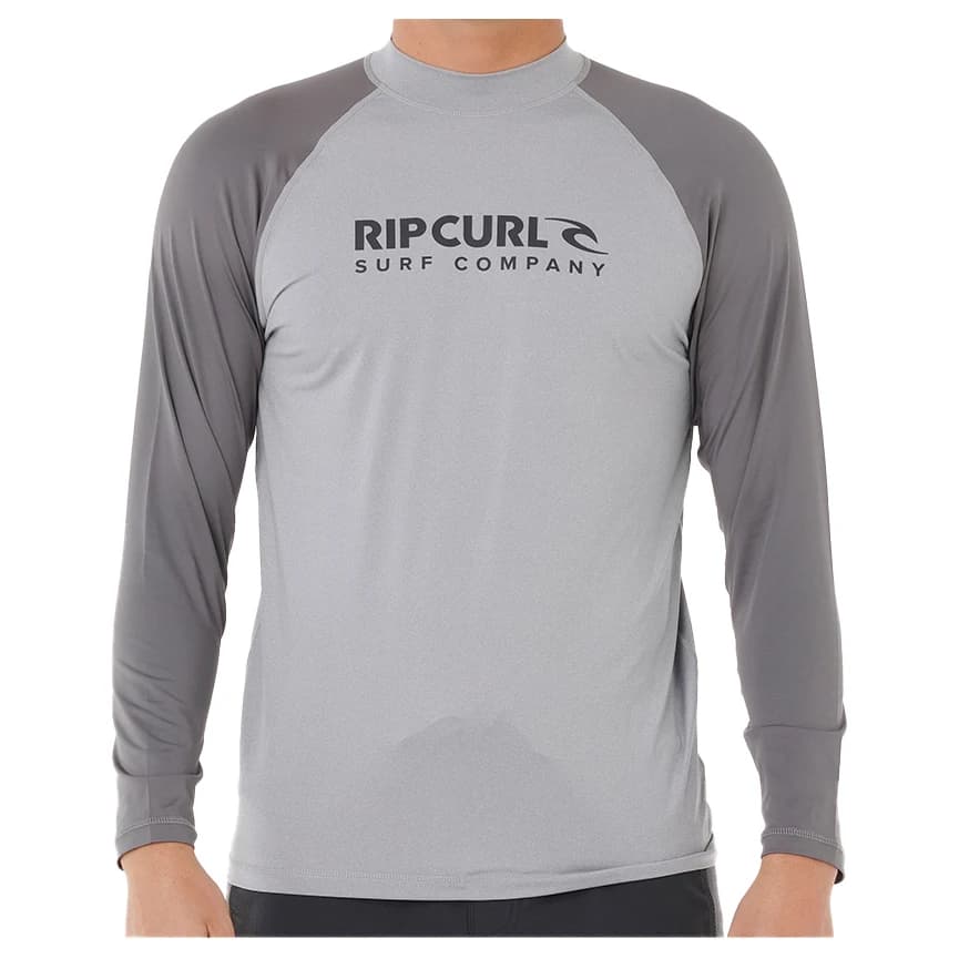 Мъжка плажна тениска от ликра Rip Curl Shock UPF L/S Lycra - Grey Marle