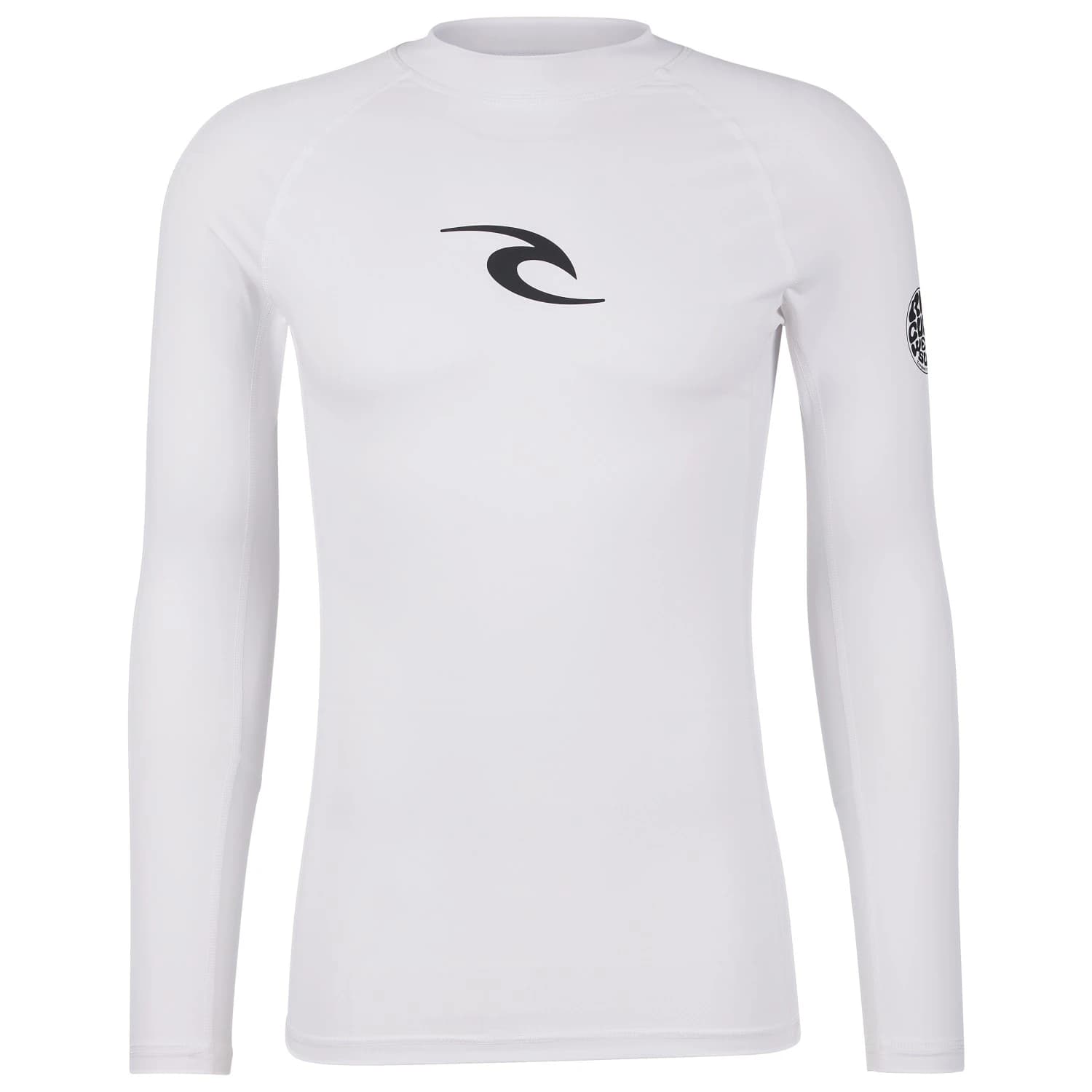 Мъжка плажна тениска от ликра Rip Curl Waves UPF Perf L/S Lycra - White
