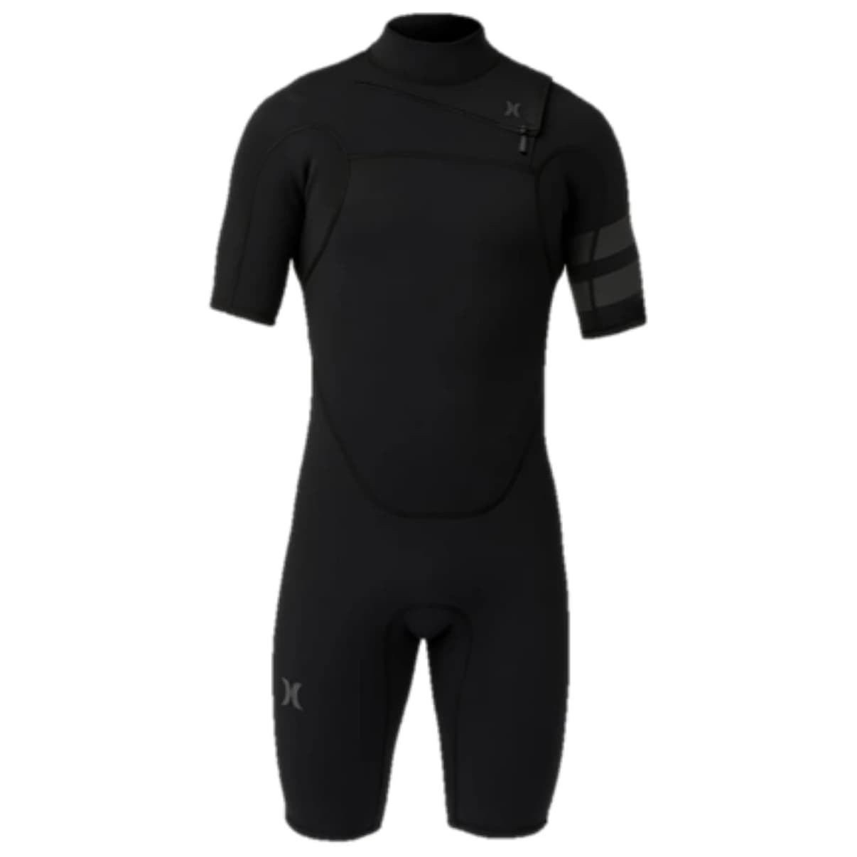 Мъжки неопренов костюм Hurley Air 2/2mm Spring S/S Wet suit - Black