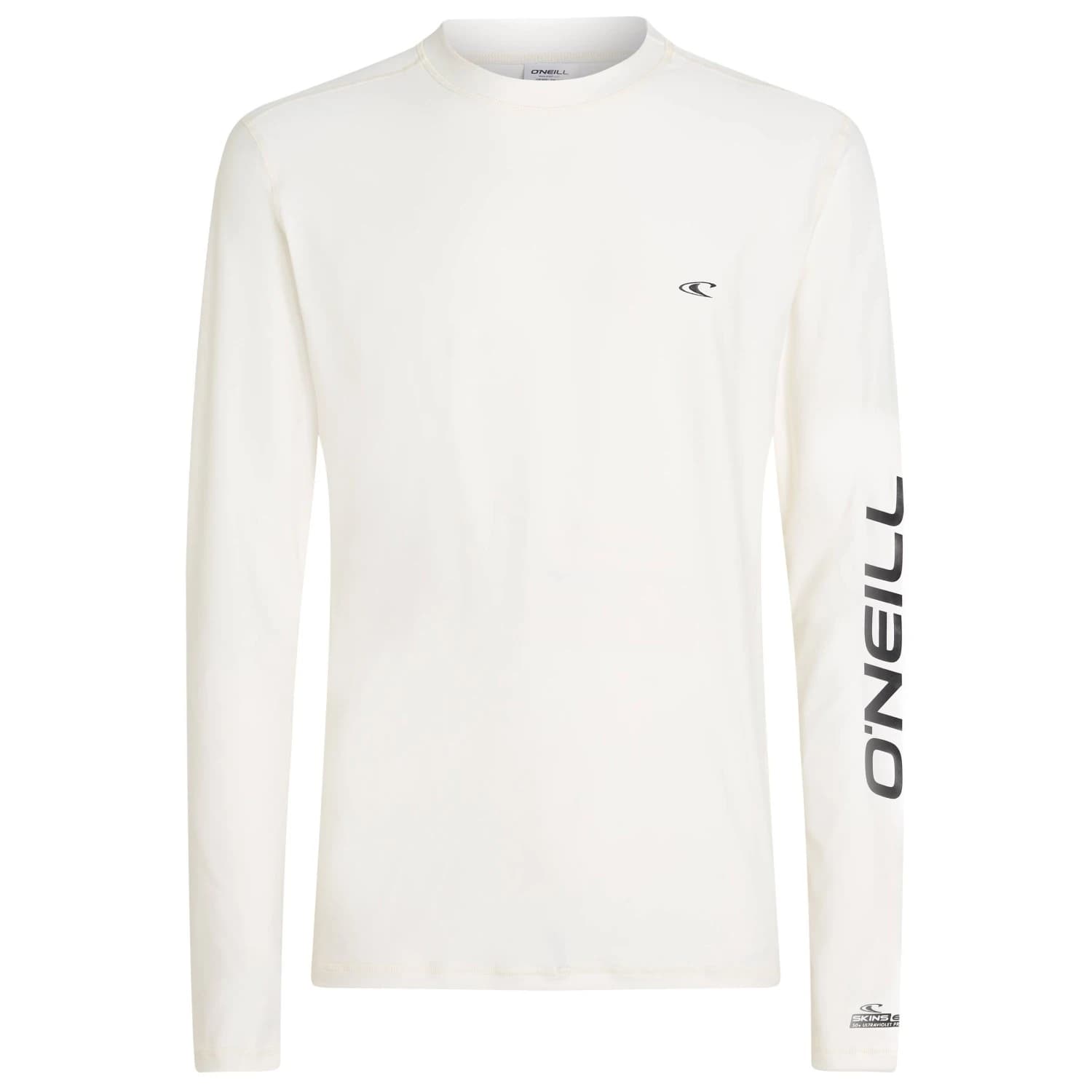 Мъжка плажна тениска от ликра O'Neill Skins L/S Lycra - Snow White
