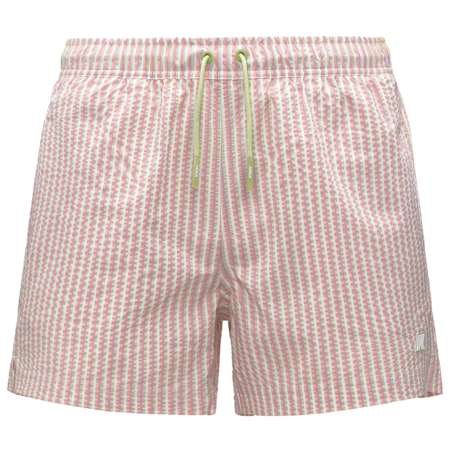 Бански слипове K-Way Hazel Multistripes Beach Swim brief - White / Pink / Violet / Green