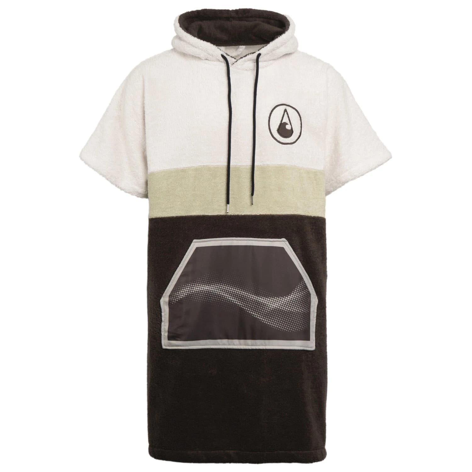 Пончо за сърф Wave Hawaii Airlite Poncho Dakar Surf poncho - Braun / Beige