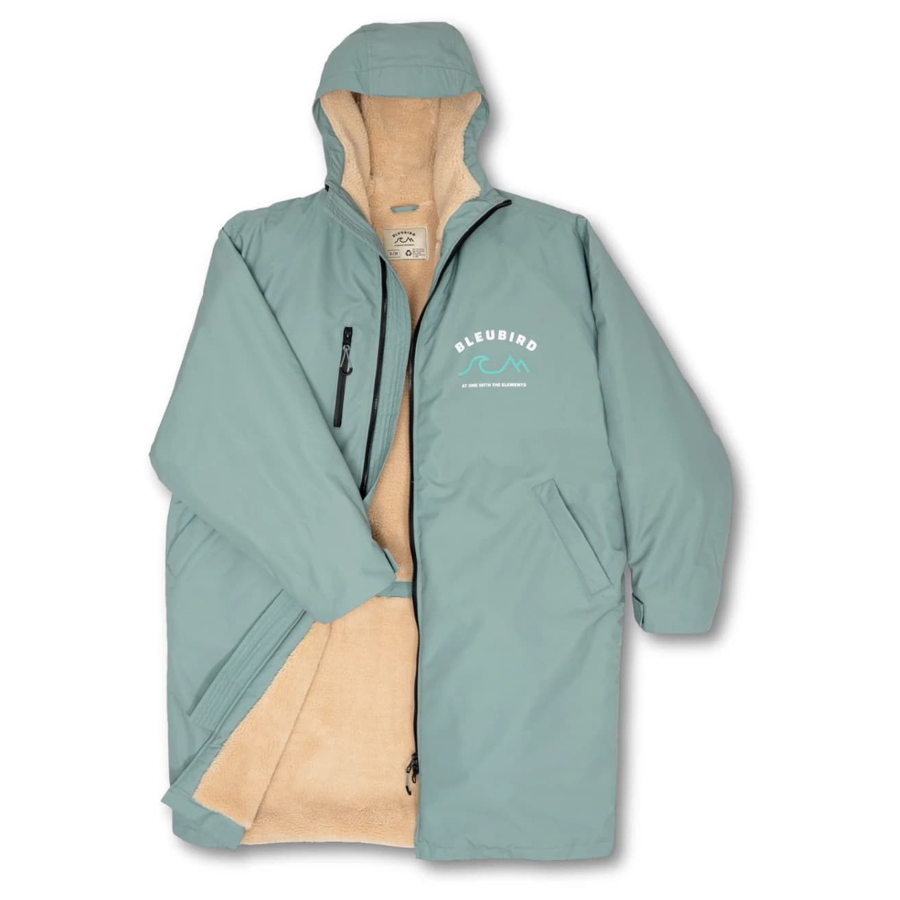 Пончо за сърф Bleubird Nordic Robe Surf poncho - Sage