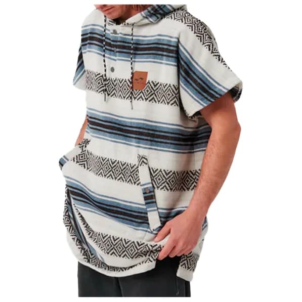 Пончо за сърф Slowtide Oso Changing Poncho Surf poncho - White