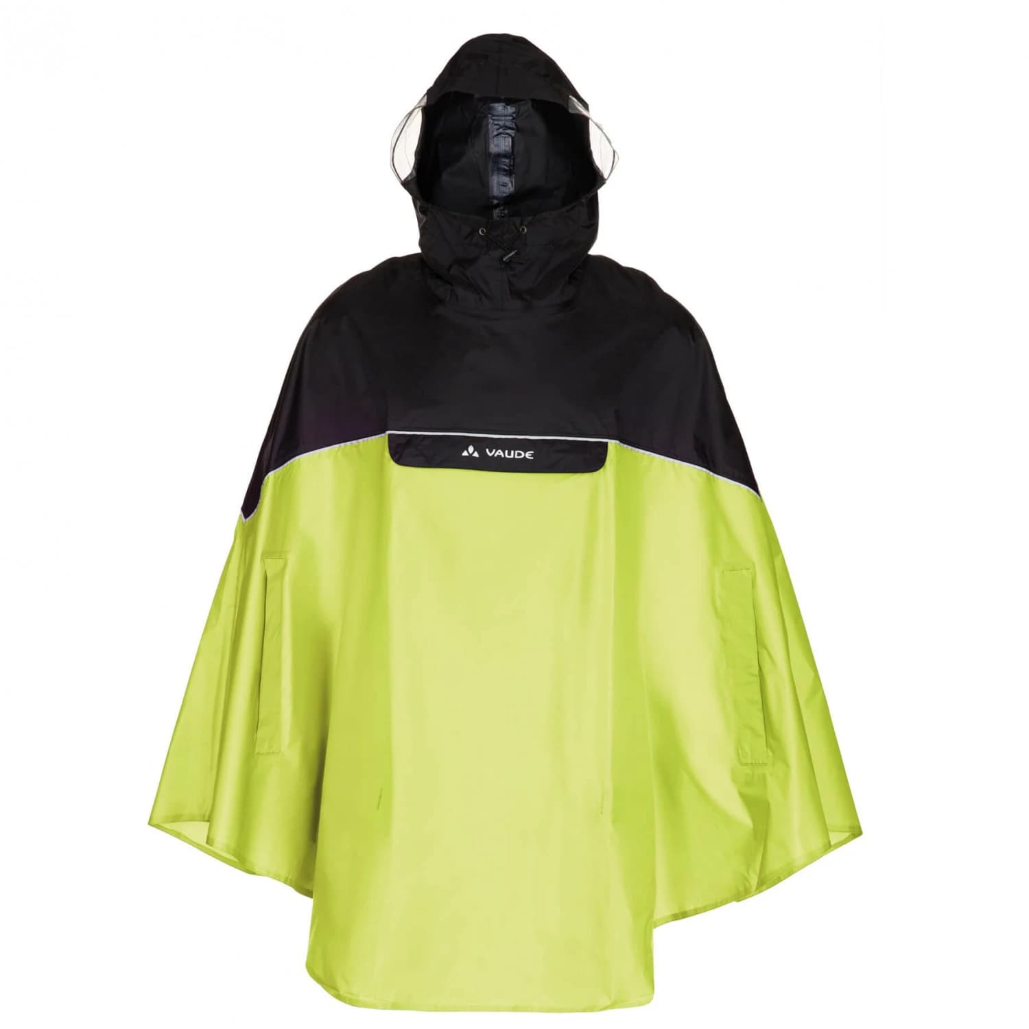 Водоустойчиво яке за колоездене Vaude Covero Poncho II Cycling jacket - Lemon