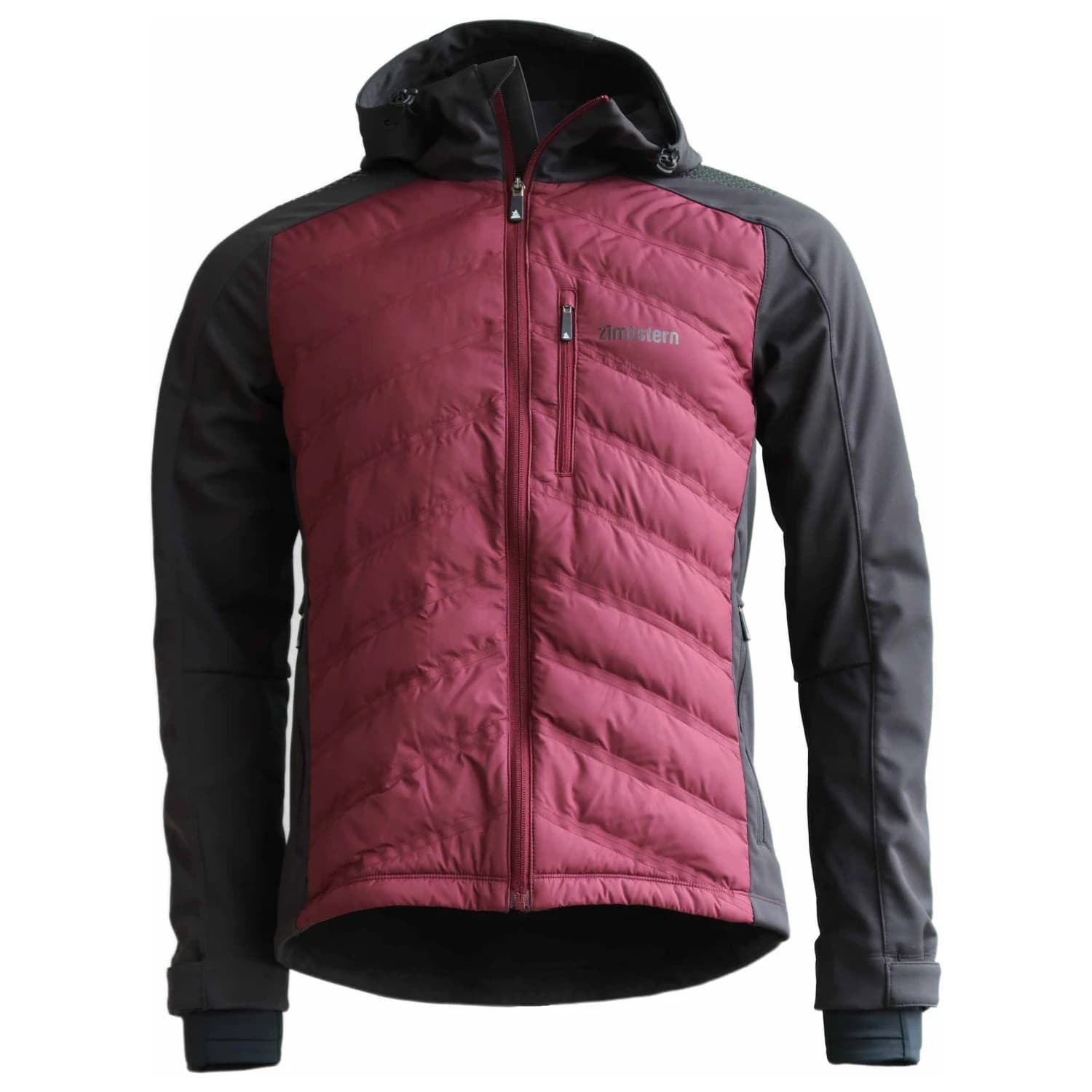 Мъжко синтетично яке Zimtstern Irbiz Jacket Cycling jacket - Windsor Wine / Pirate Black