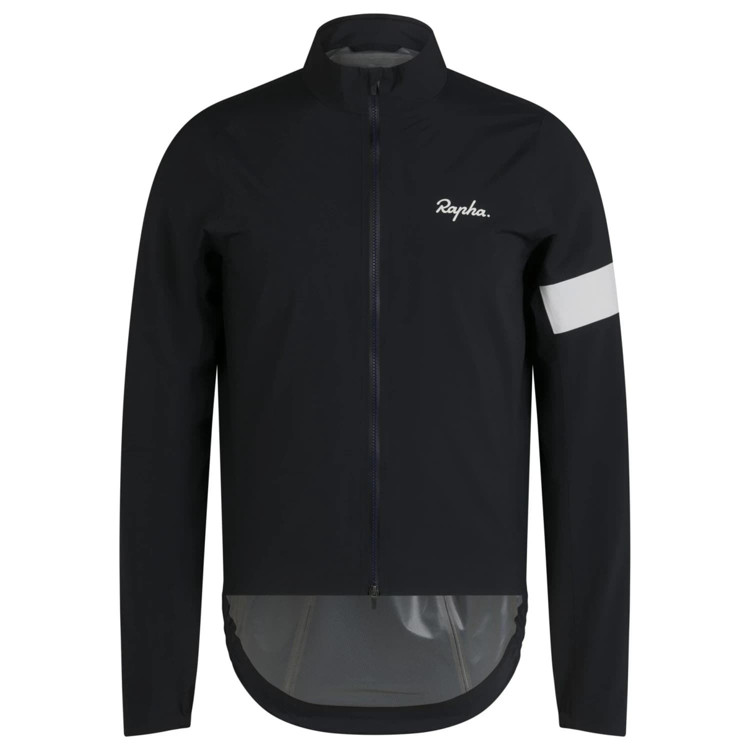 Мъжко водоустойчиво яке за колоездене Rapha Core Rain Jacket Cycling jacket - Black / White