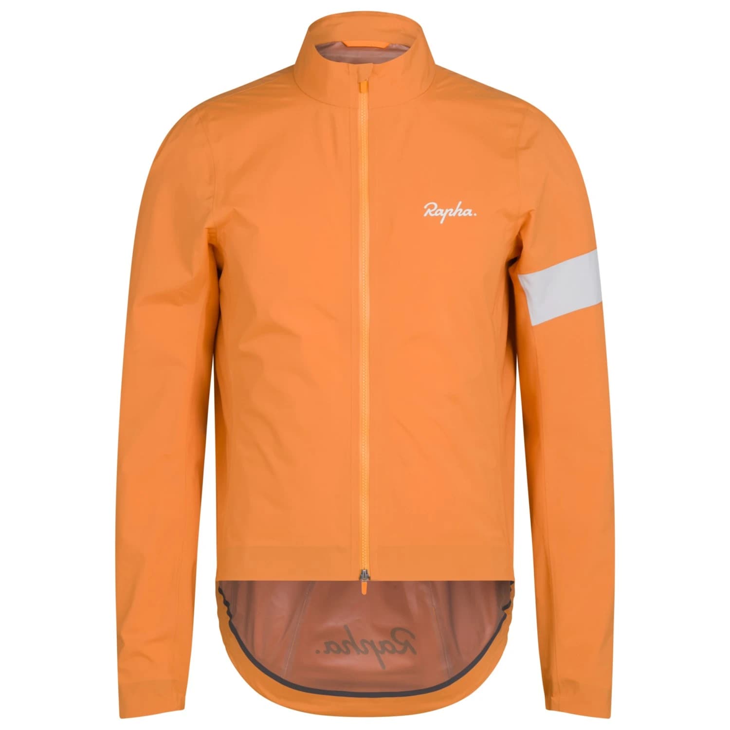 Водоустойчиво яке за колоездене Rapha Core Rain Jacket Cycling jacket - Orange / White