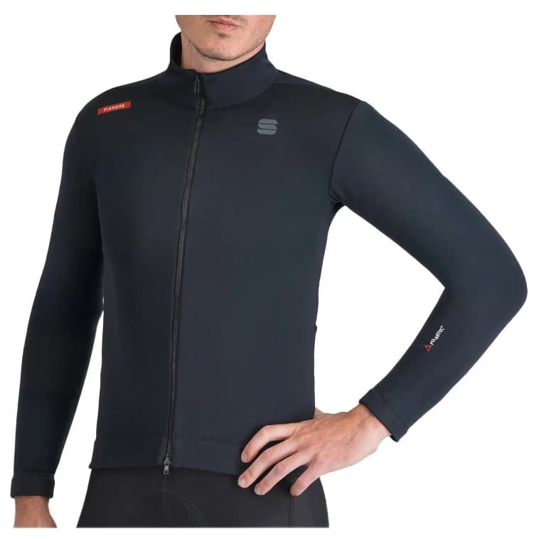 Мъжко ветрозащитно яке за колоездене Sportful Fiandre 2 Jacket Cycling jacket - Black