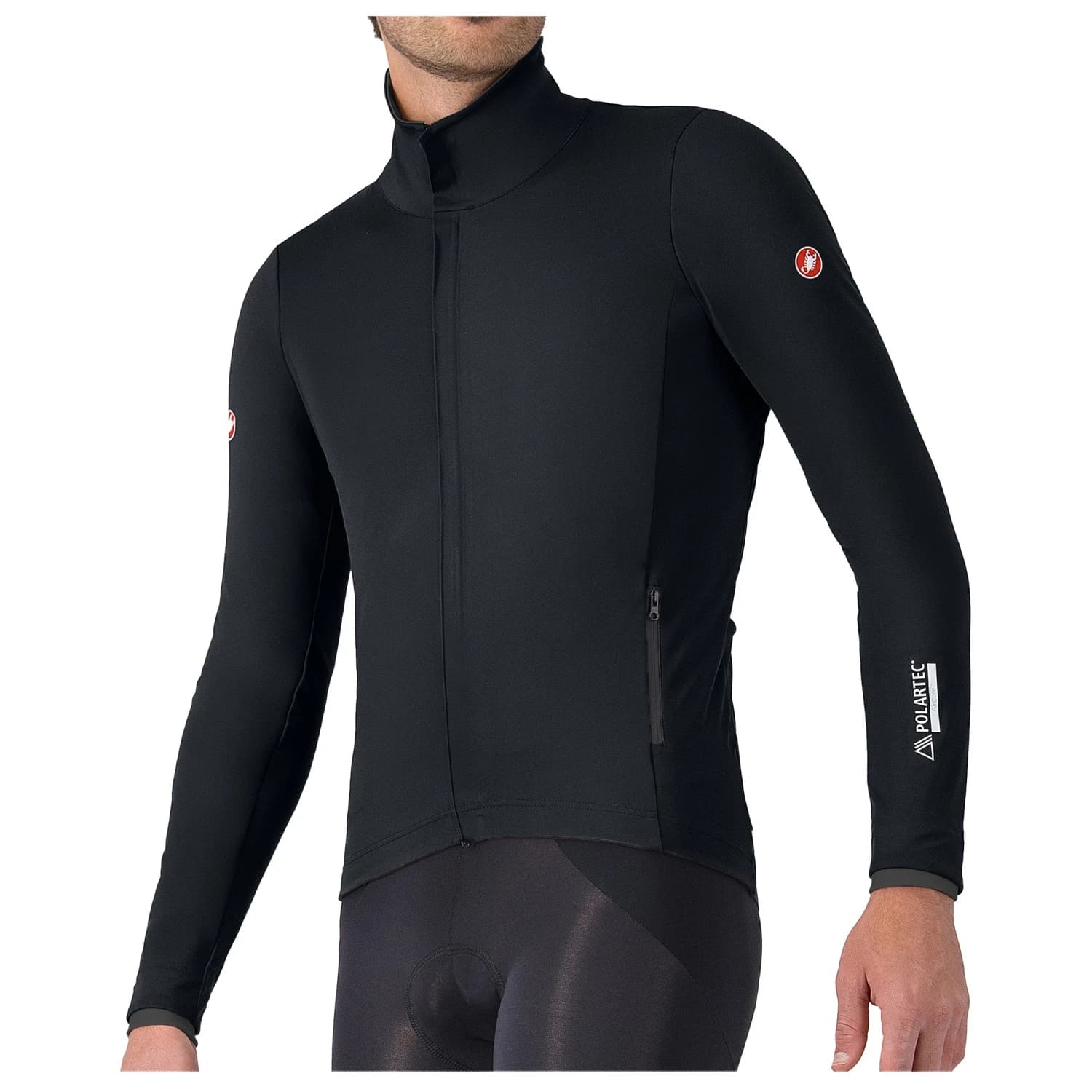 Мъжко ветрозащитно яке за колоездене Castelli Alpha 150 Jacket Cycling jacket - Light Black / Black