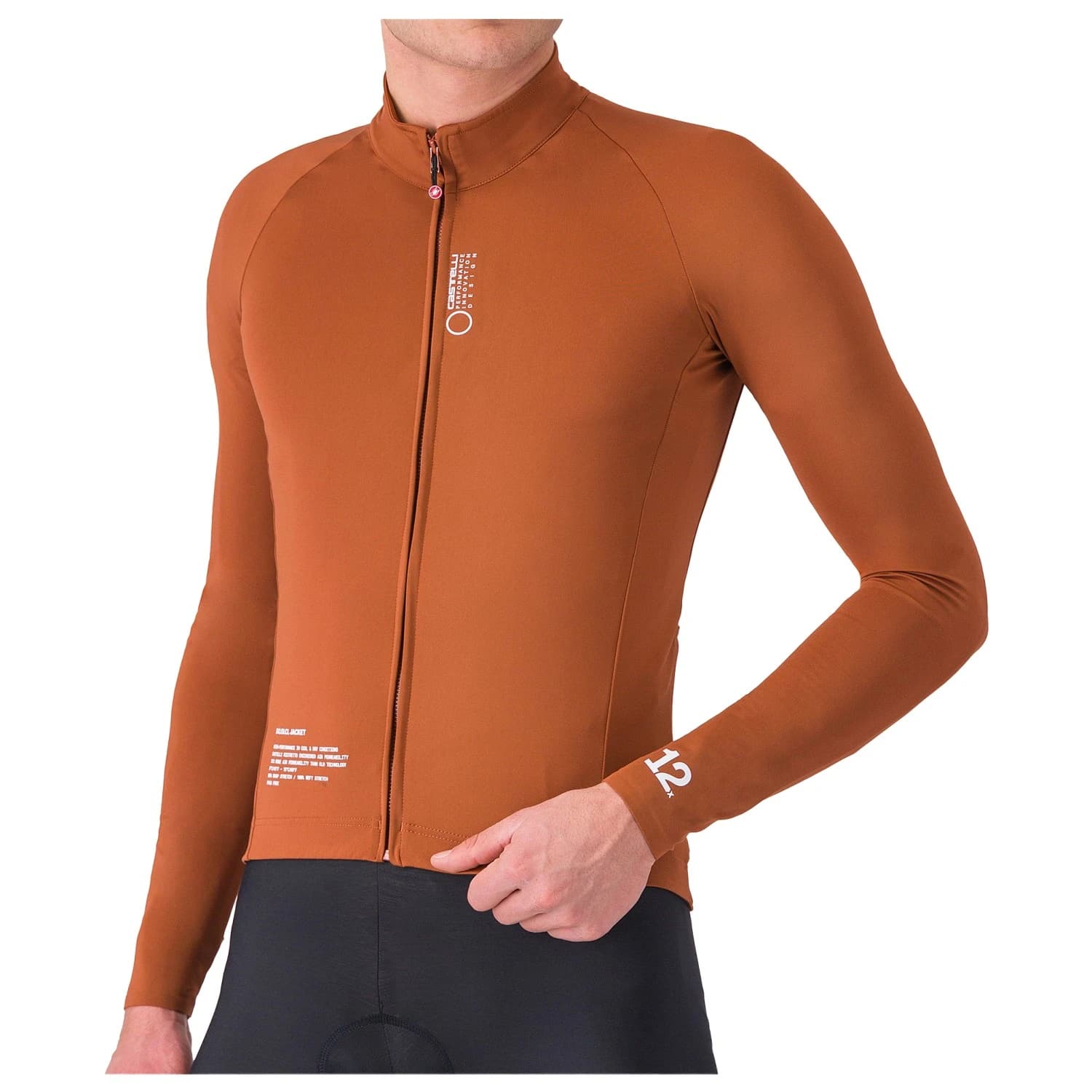 Мъжко ветрозащитно яке за колоездене Castelli Do.Di.Ci. Jacket Cycling jacket - Mocha