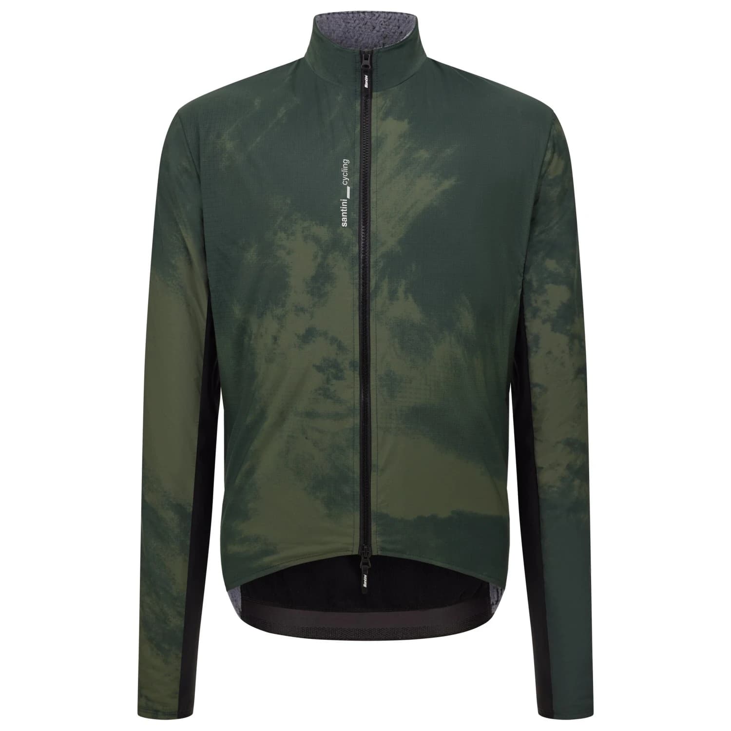 Термо яке за колоездене Santini Alpha Insulated Jacket Cycling jacket - Verde Militare