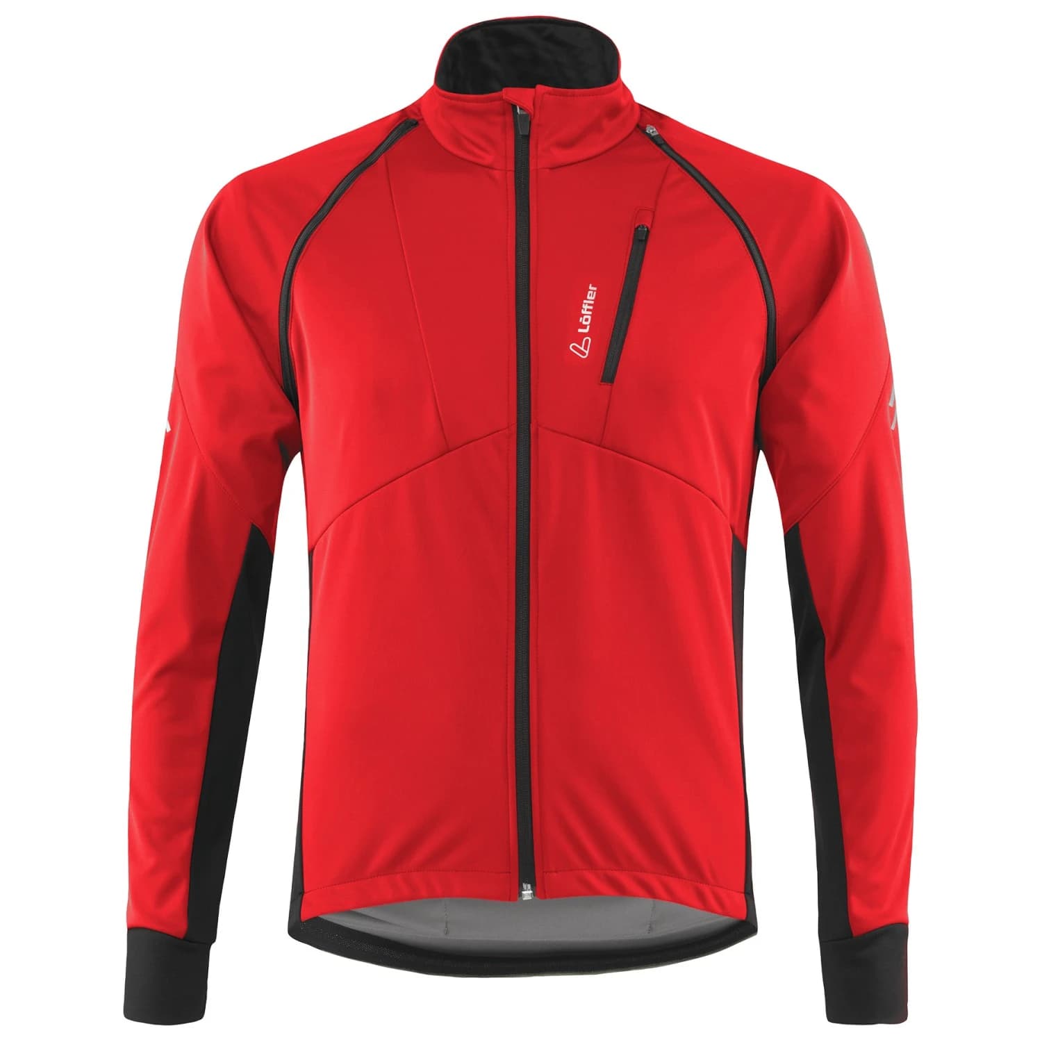 Мъжко ветрозащитно яке за колоездене Löffler Bike Zip-Off Jacket San Remo Airblocc Light Cycling jacket - Red