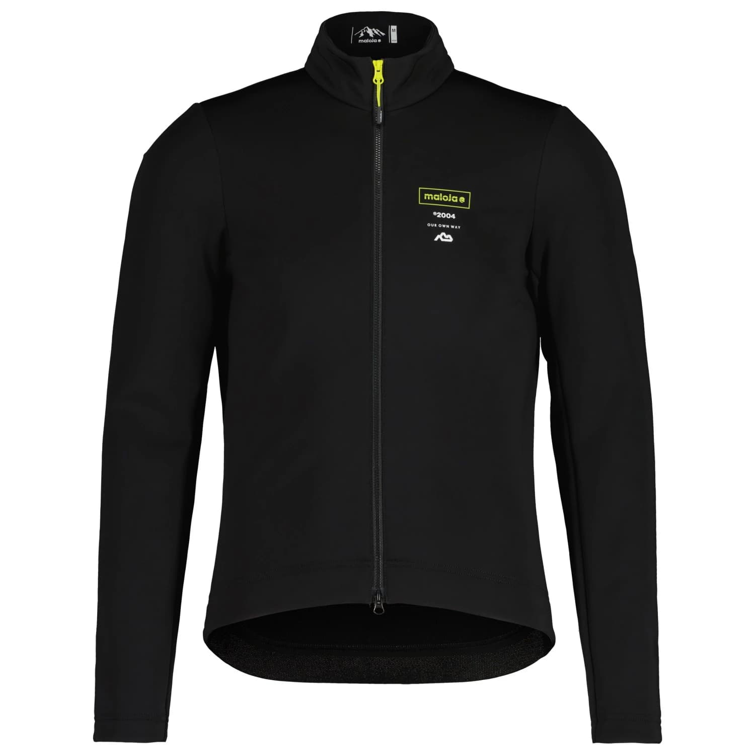 Мъжко ветрозащитно яке за колоездене Maloja ItterM. Cycling jacket - Deep Black