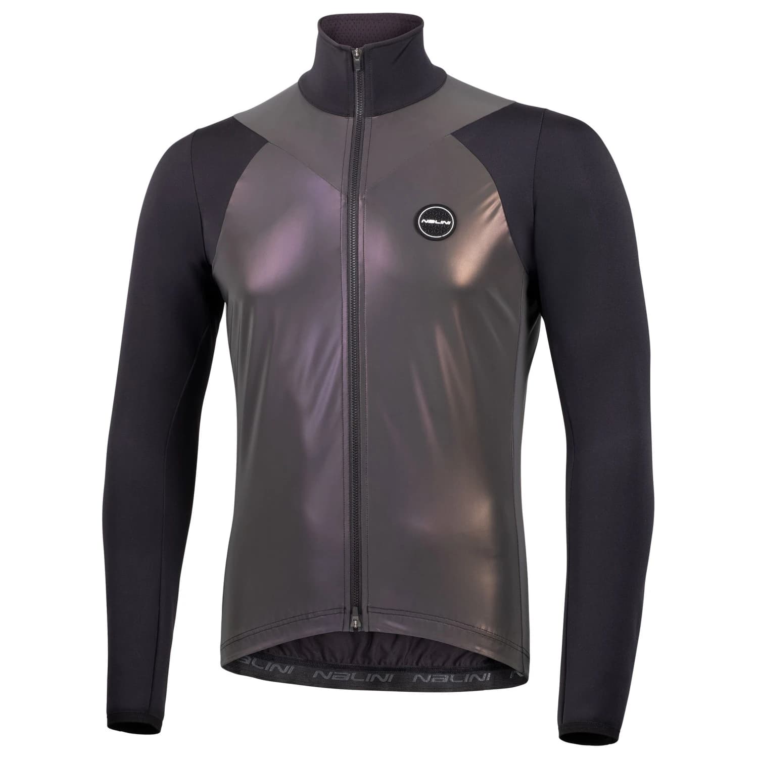 Мъжко термо яке за колоездене Nalini Coleottero Jacket Cycling jacket - Black / Grey