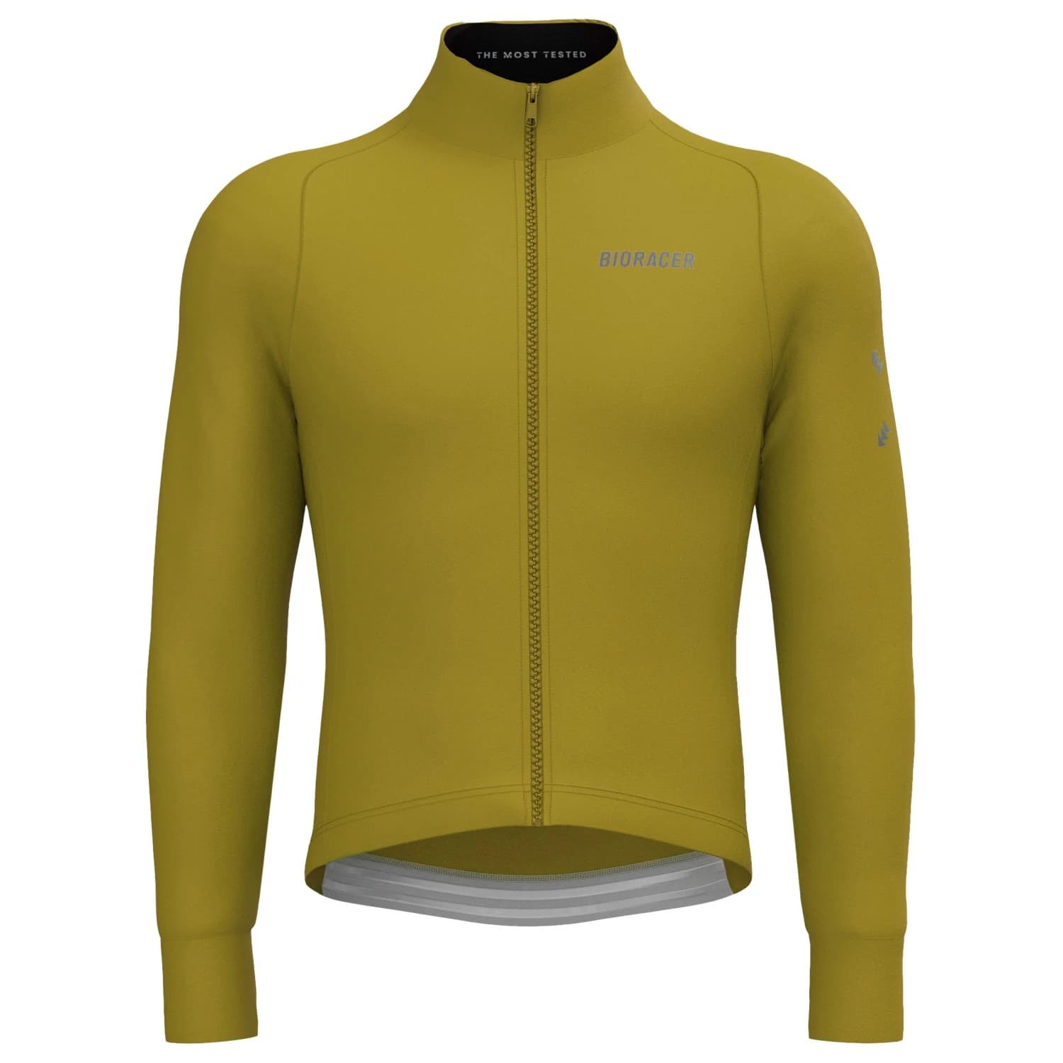 Мъжко термо яке за колоездене Bioracer Tempest Jacket Cycling jacket - Green Curry