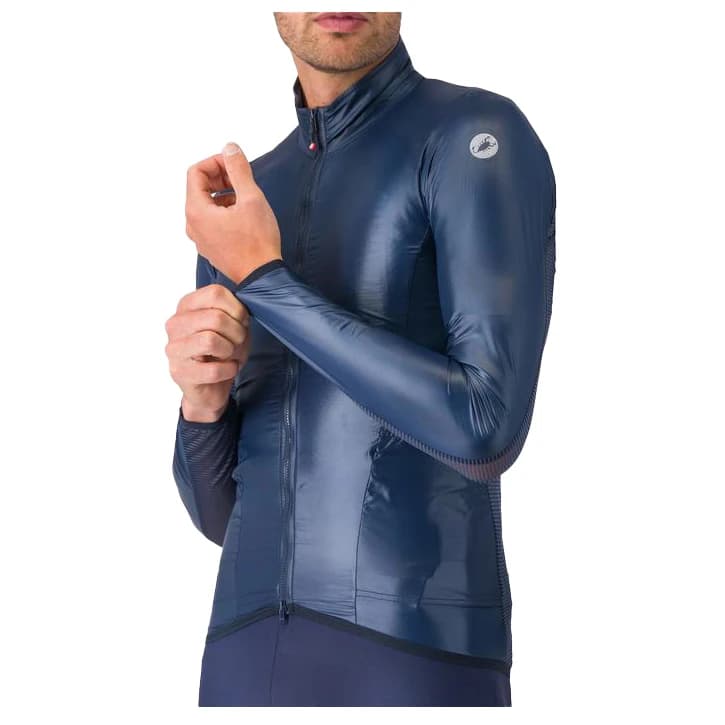 Мъжко ветрозащитно яке за колоездене Castelli Aria Shell 2 Jacket Cycling jacket - Belgian Blue