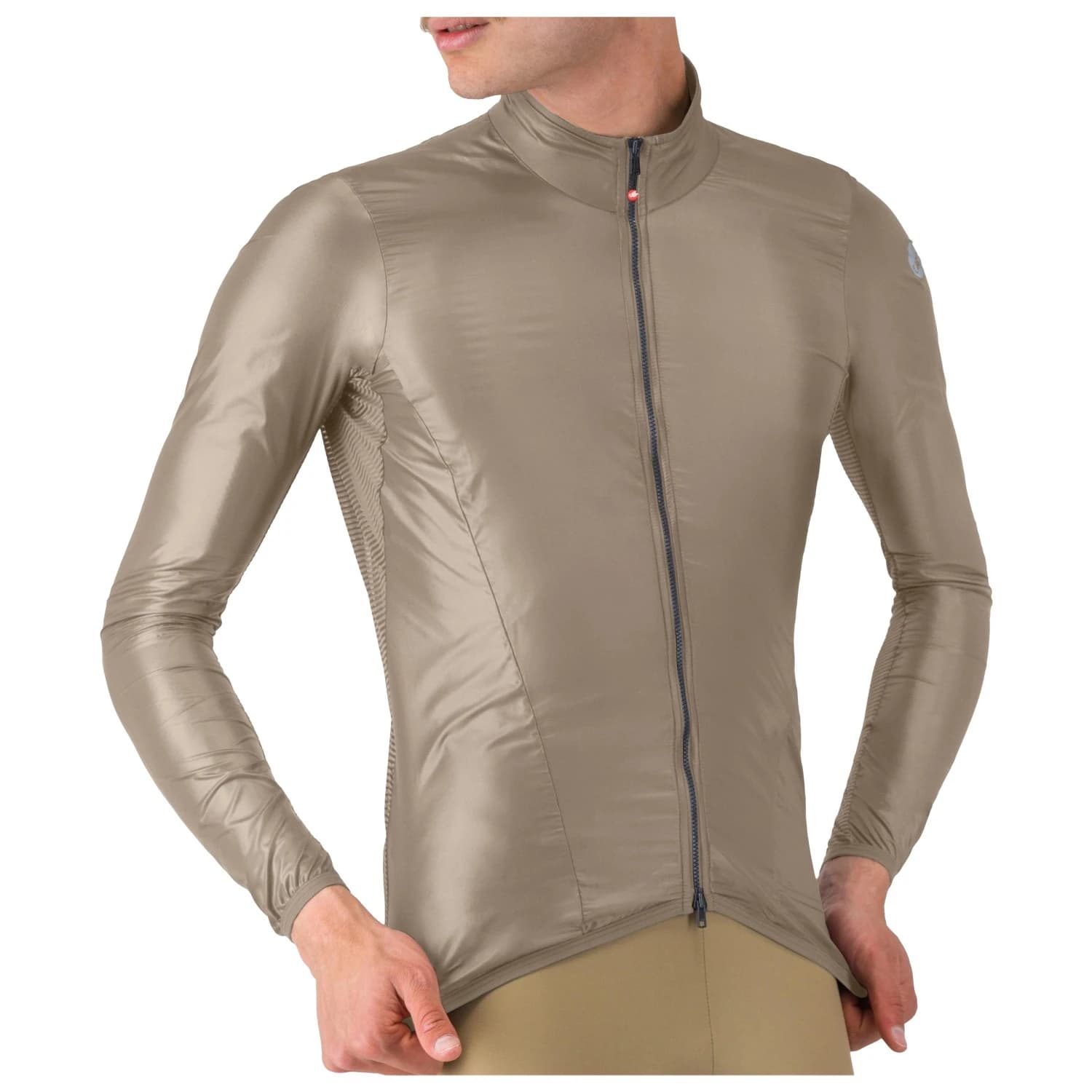 Мъжко ветрозащитно яке за колоездене Castelli Aria Shell 2 Jacket Cycling jacket - Clay