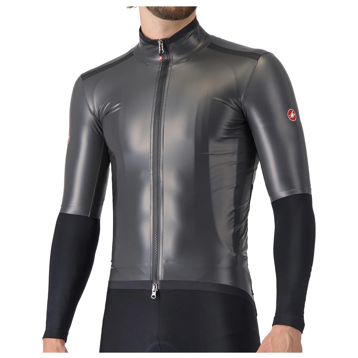 Мъжко водоустойчиво яке за колоездене Castelli Gabba R Cycling jacket - Black