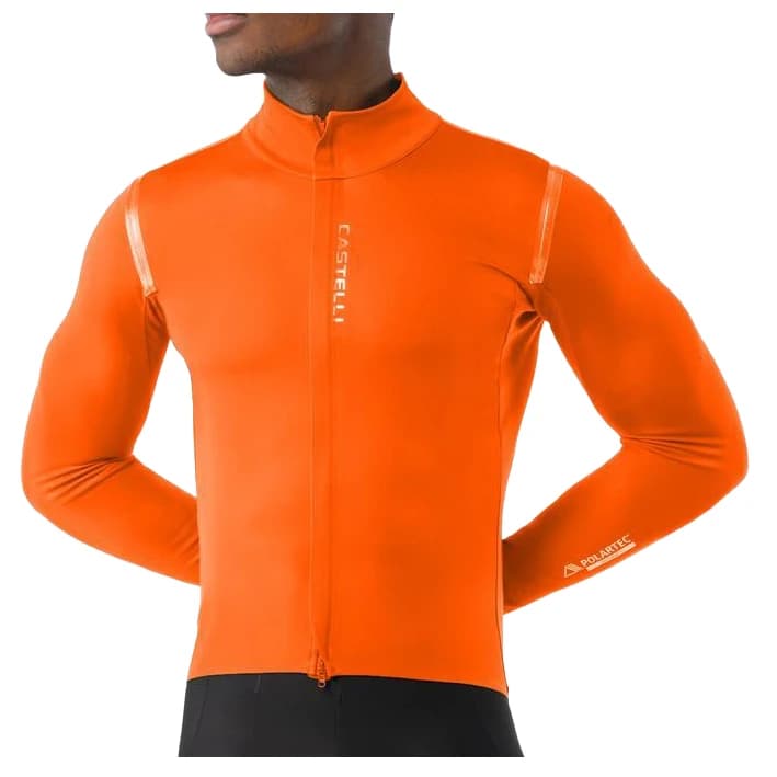 Мъжко ветрозащитно яке за колоездене Castelli Perfetto 4 Jacket Cycling jacket - Brilliant Orange
