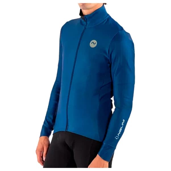 Ветрозащитно яке за колоездене Nalini Stripes Warm Jacket Cycling jacket - Deep Blue