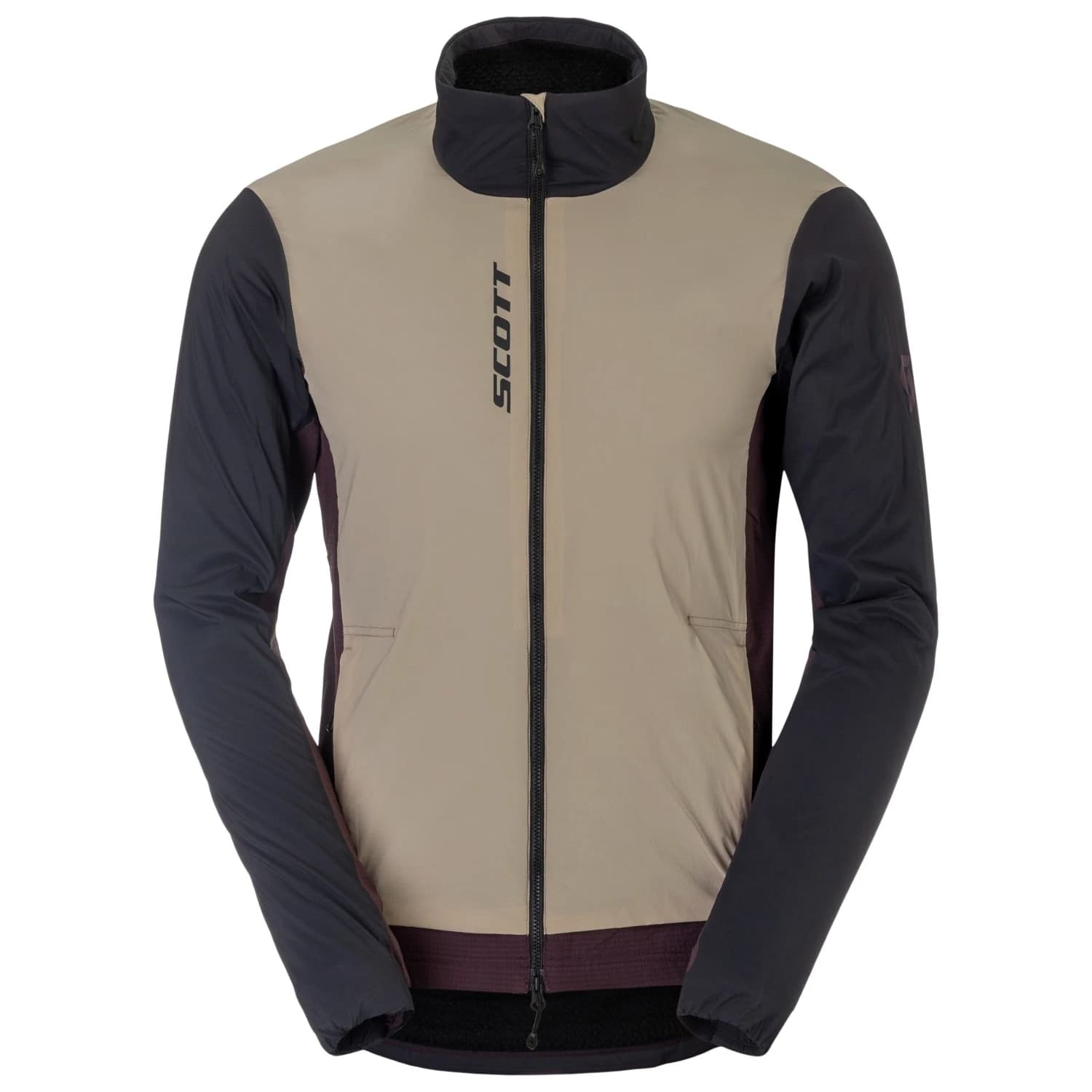 Ветрозащитно яке за колоездене Scott Jacket Vertic Pro Alpha Cycling jacket - Portobello Beige / Black