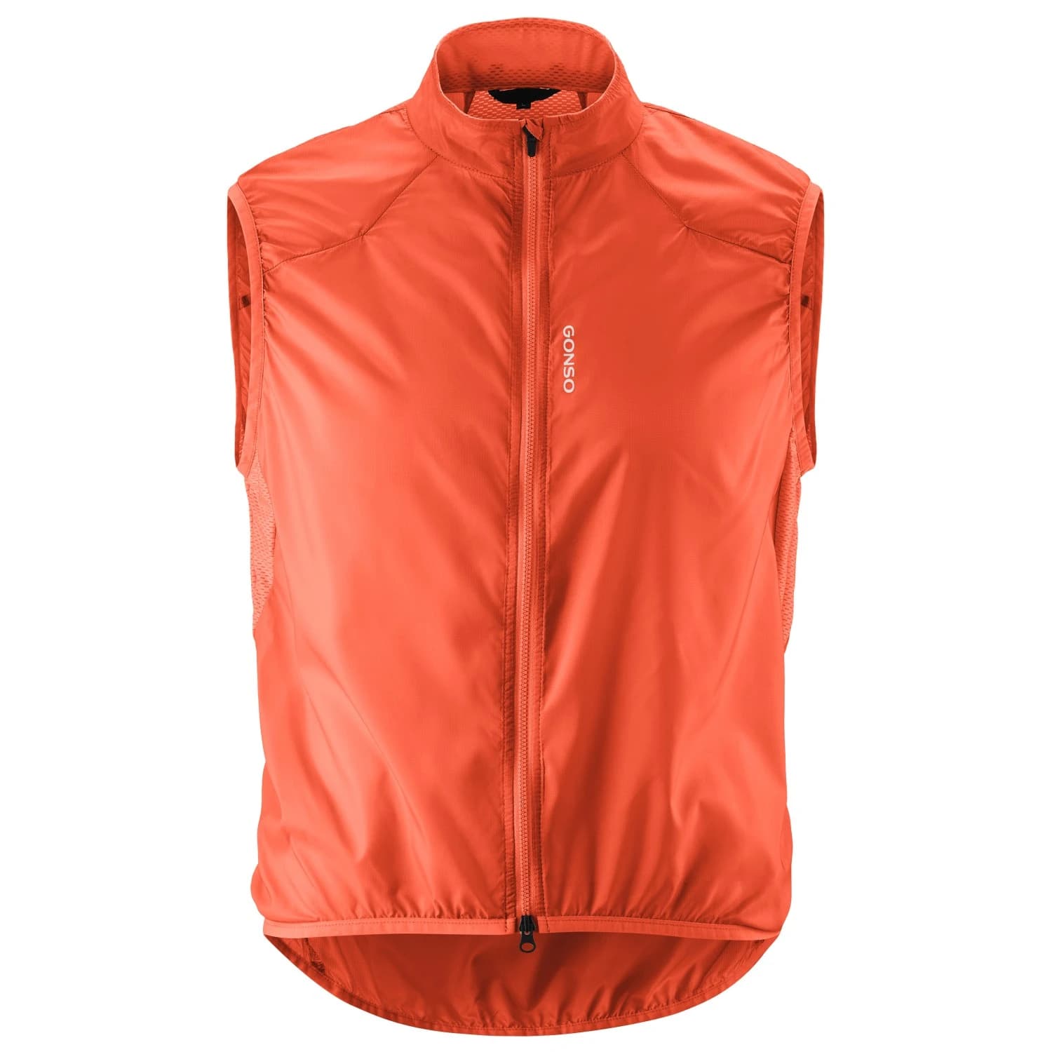 Мъжки елек за колоездене Gonso Road Vest Wind Cycling vest - Fiesta Red