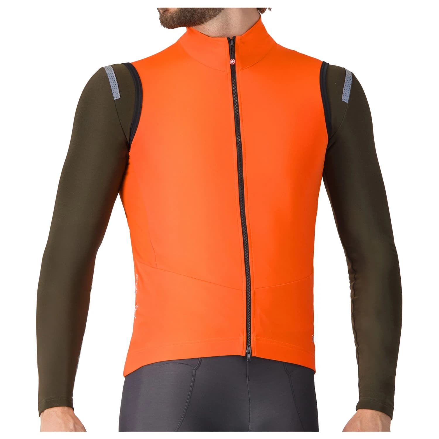 Мъжки елек за колоездене Castelli Perfetto Air Vest Cycling vest - Brilliant Orange