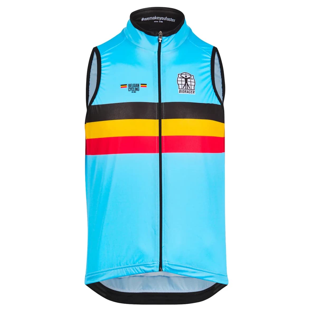 Мъжки елек за колоездене Bioracer Belgium Icon Wind Gilet Cycling vest - Belgium