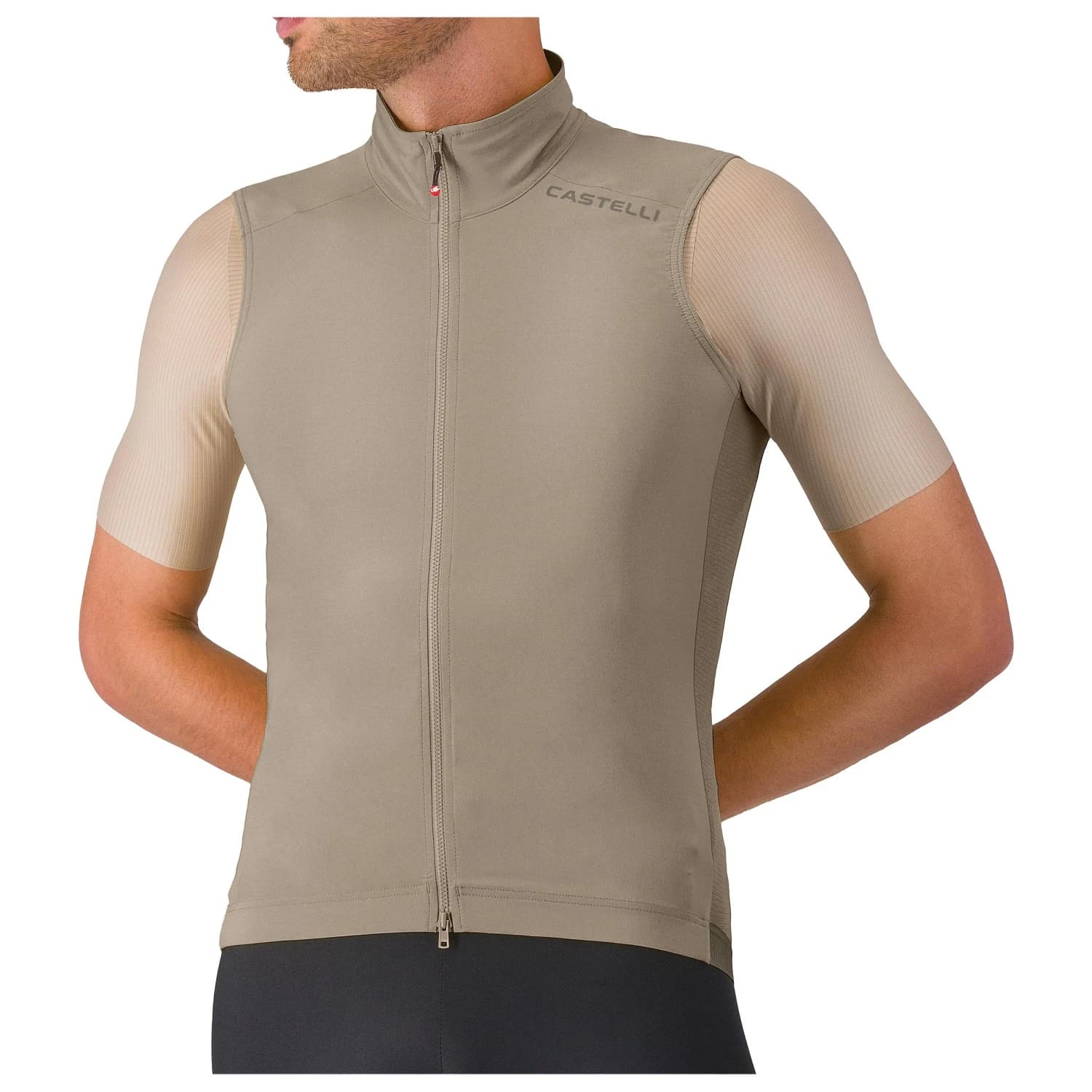 Мъжки елек за колоездене Castelli Espresso 2 Vest Cycling vest - Clay
