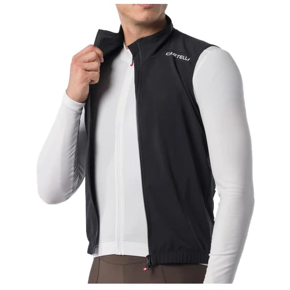 Мъжки елек за колоездене Castelli Espresso 2 Vest Cycling vest - Black / White