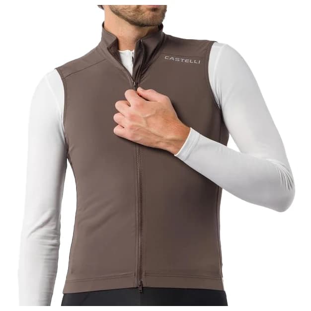 Мъжки елек за колоездене Castelli Espresso 2 Vest Cycling vest - Chestnut