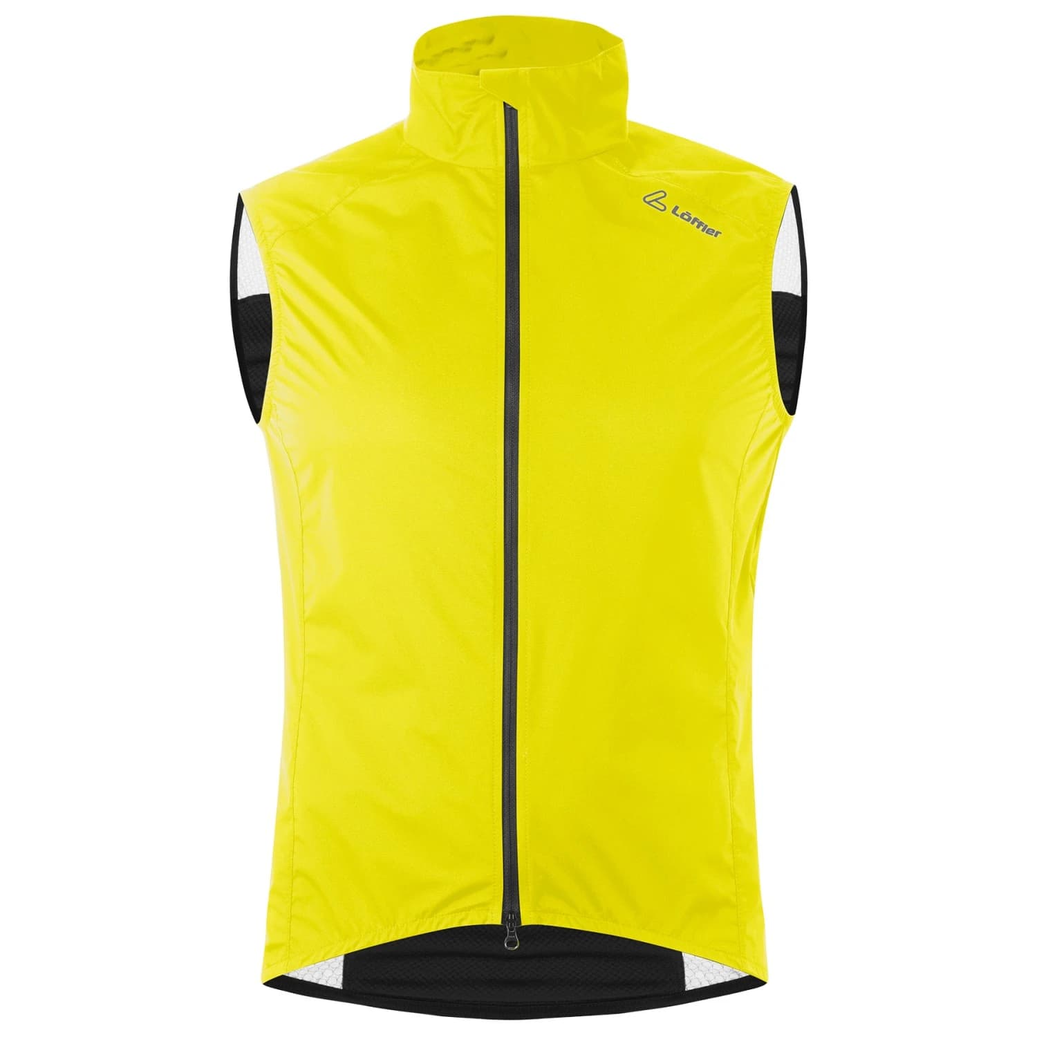 Мъжки елек за колоездене Löffler Bike Vest WPM Pocket Cycling vest - Lemon
