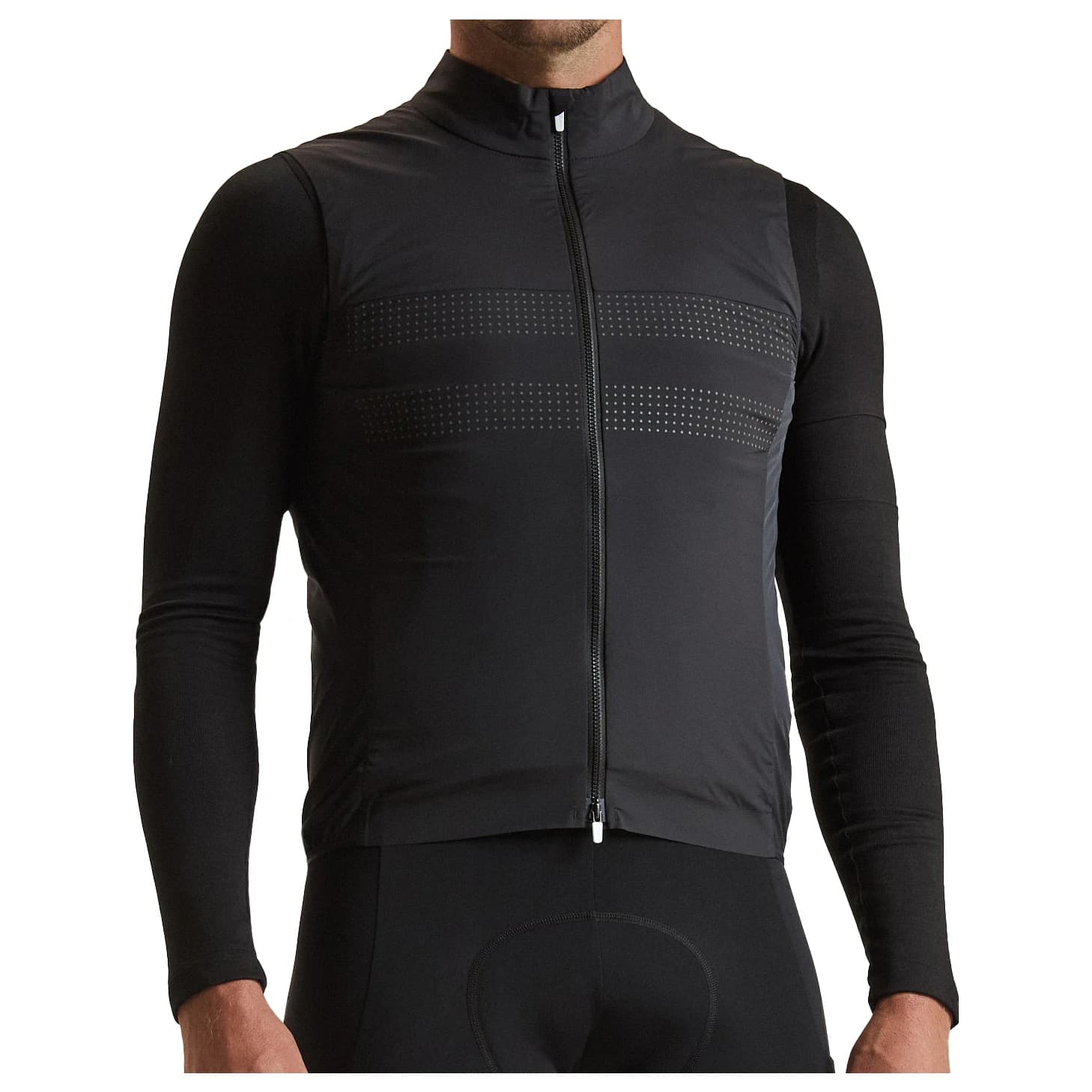 Елек за колоездене Rapha Brevet Lightweight Insulated Gilet Cycling vest - Black / Black
