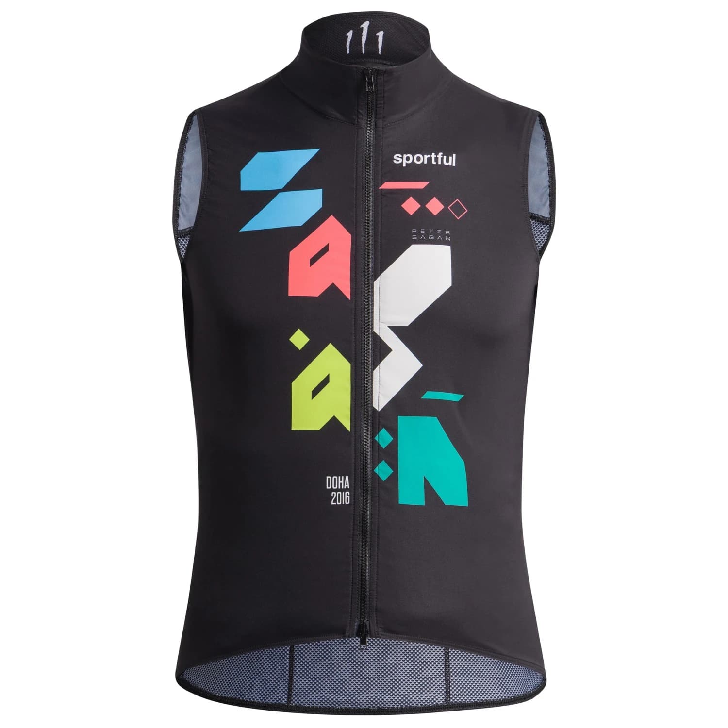 Елек за колоездене Sportful Sagan Pro 2 Vest Cycling vest - Black / Sagan 10th Anniversary