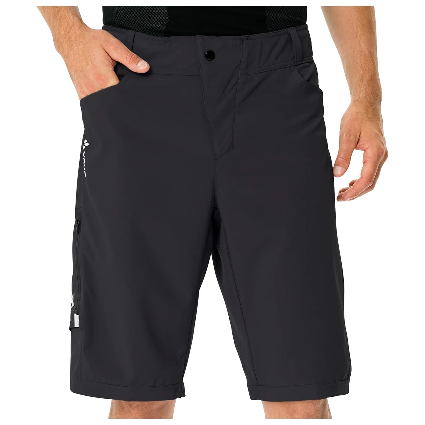 Мъжки шорти за колоездене Vaude Ledro Shorts Cycling bottoms - Black / Black