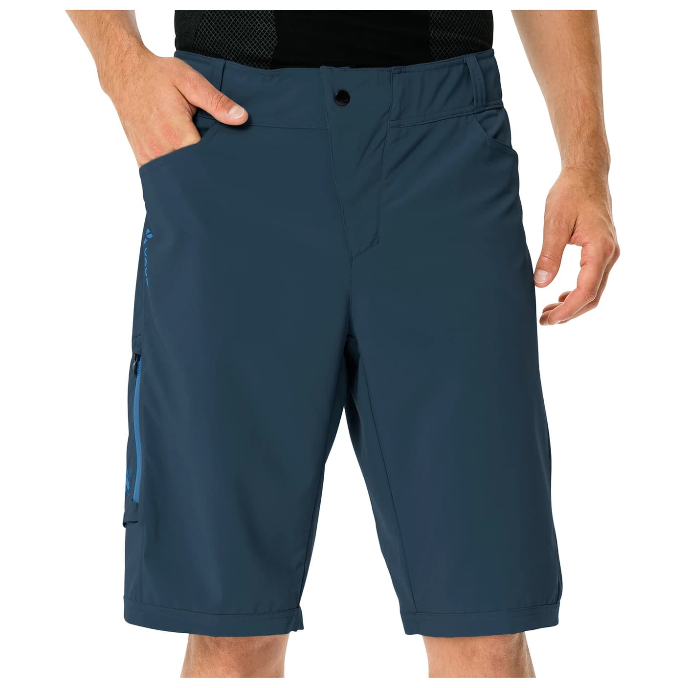 Мъжки шорти за колоездене Vaude Ledro Shorts Cycling bottoms - Dark Sea